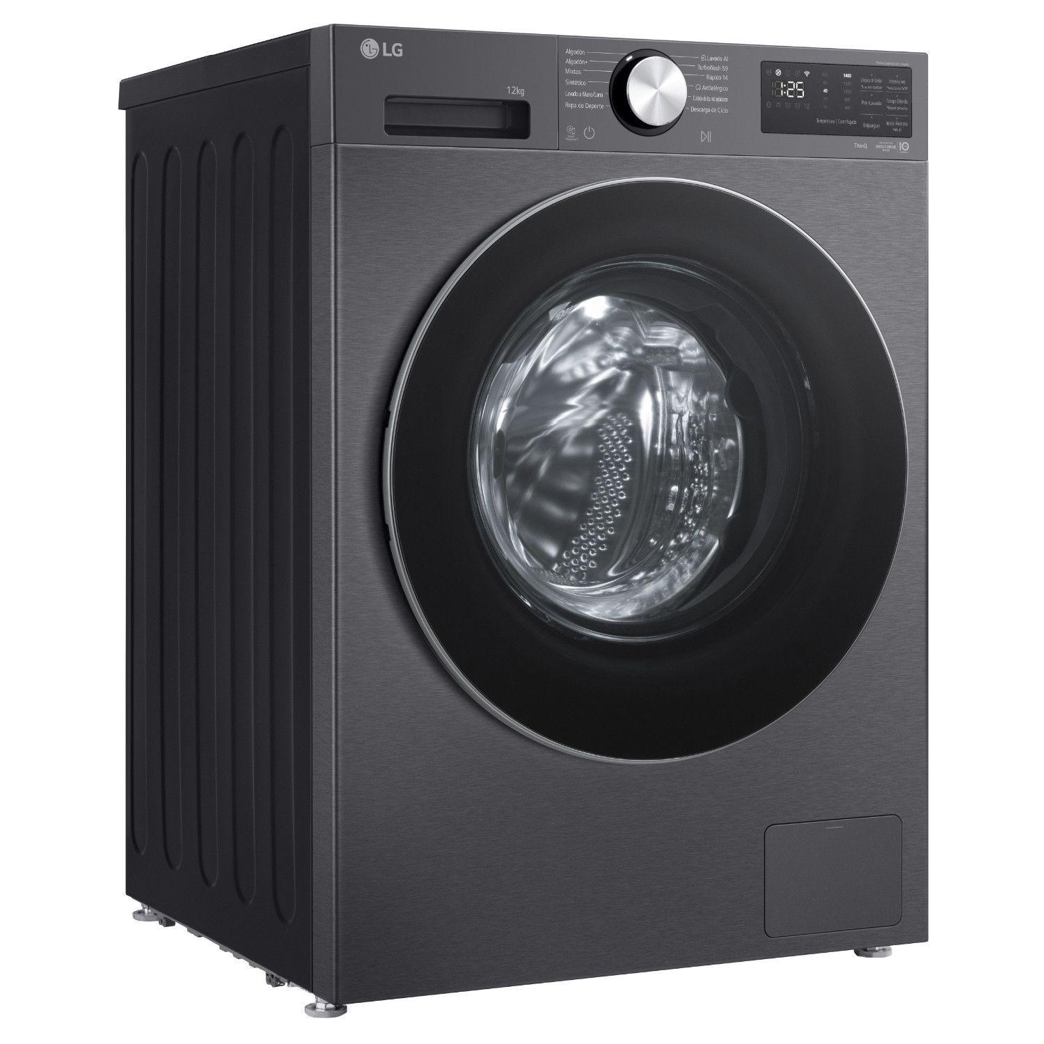 Lavadora Carga Frontal 12Kg WM12MBVX5S6 LG con AIDD™'-1