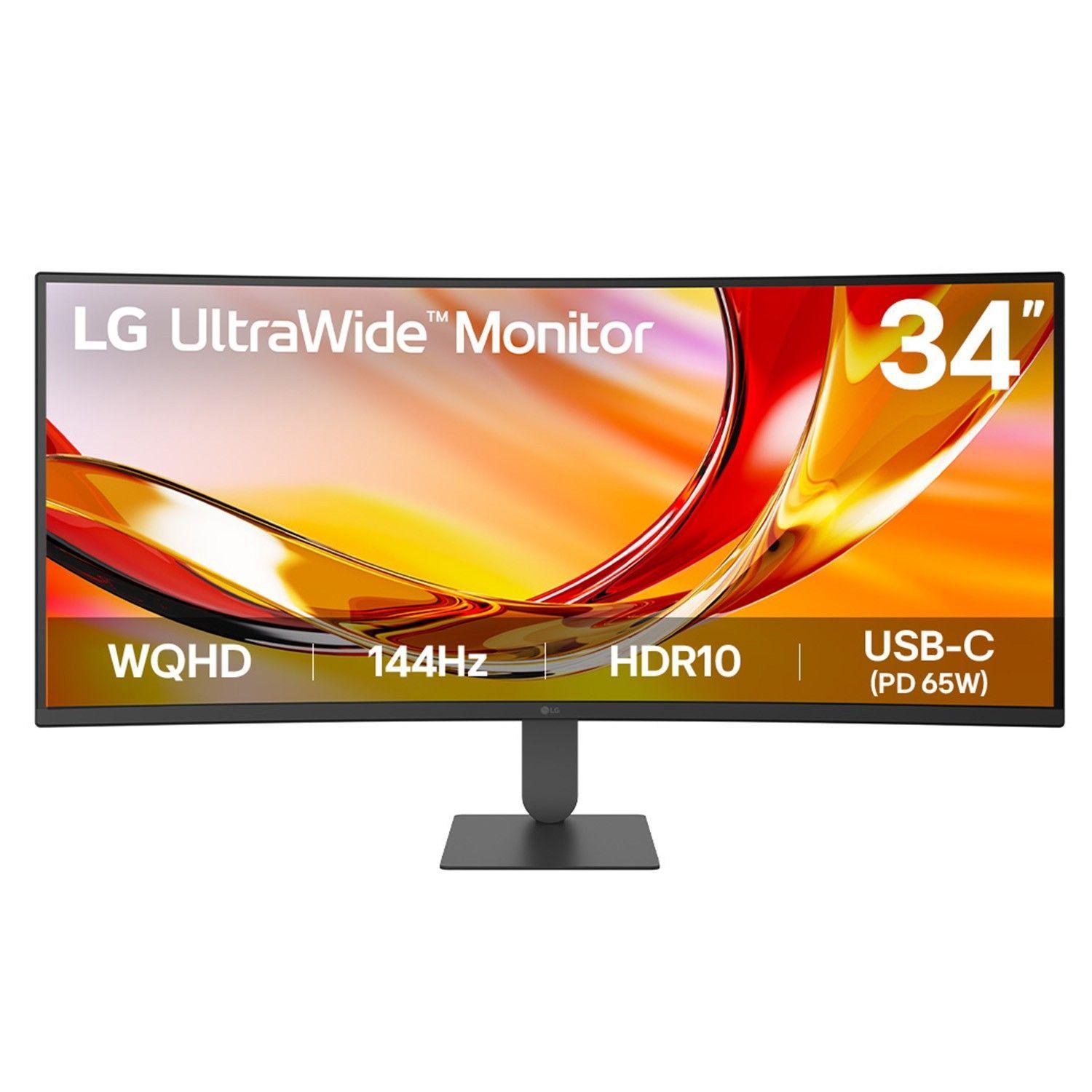 Monitor Ultrawide de 34", WQHD Curvo (1800R) y 144 Hz-0