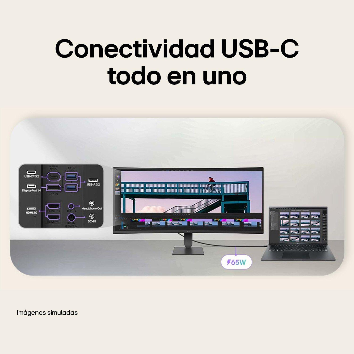 Monitor Ultrawide de 34", WQHD Curvo (1800R) y 144 Hz-7