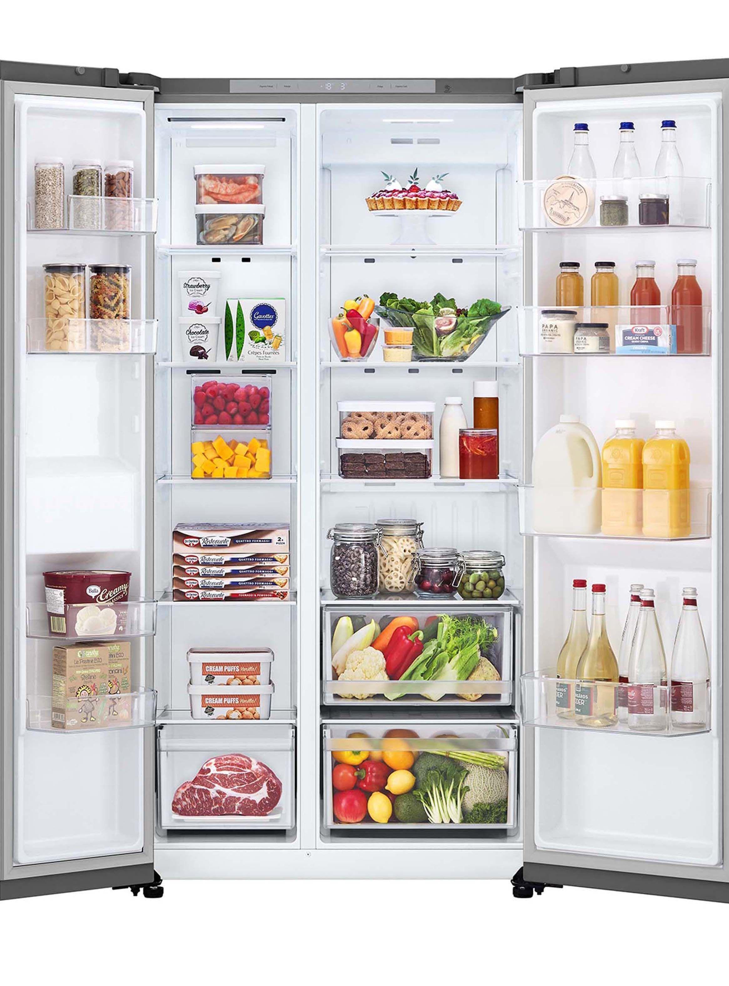 Refrigerador Side by Side LG 664 Litros con Motor Smart Inverter GS66BPY-1