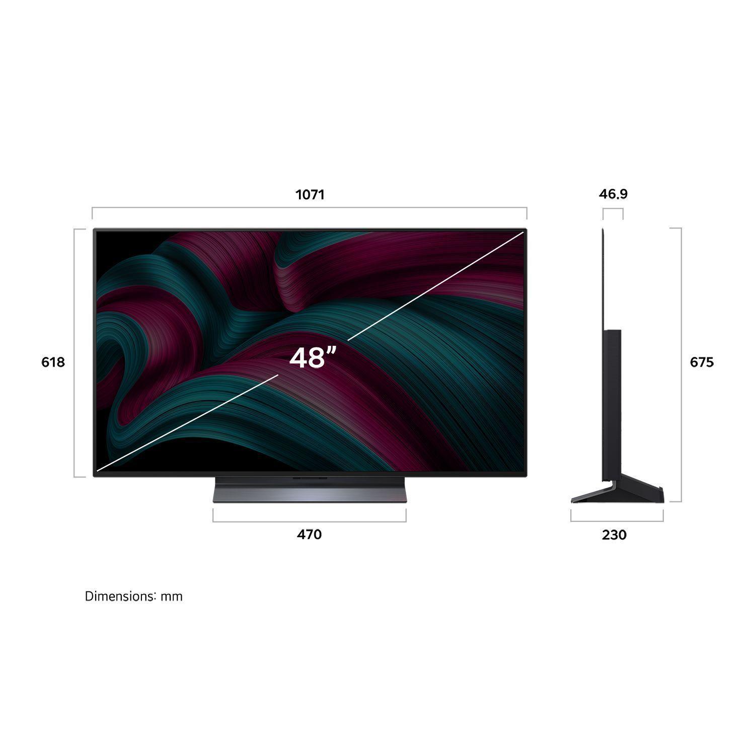 48 inch LG OLED evo AI TV C5 144Hz Gaming Mode* Dolby Vision & HDR10 4K UHD-2