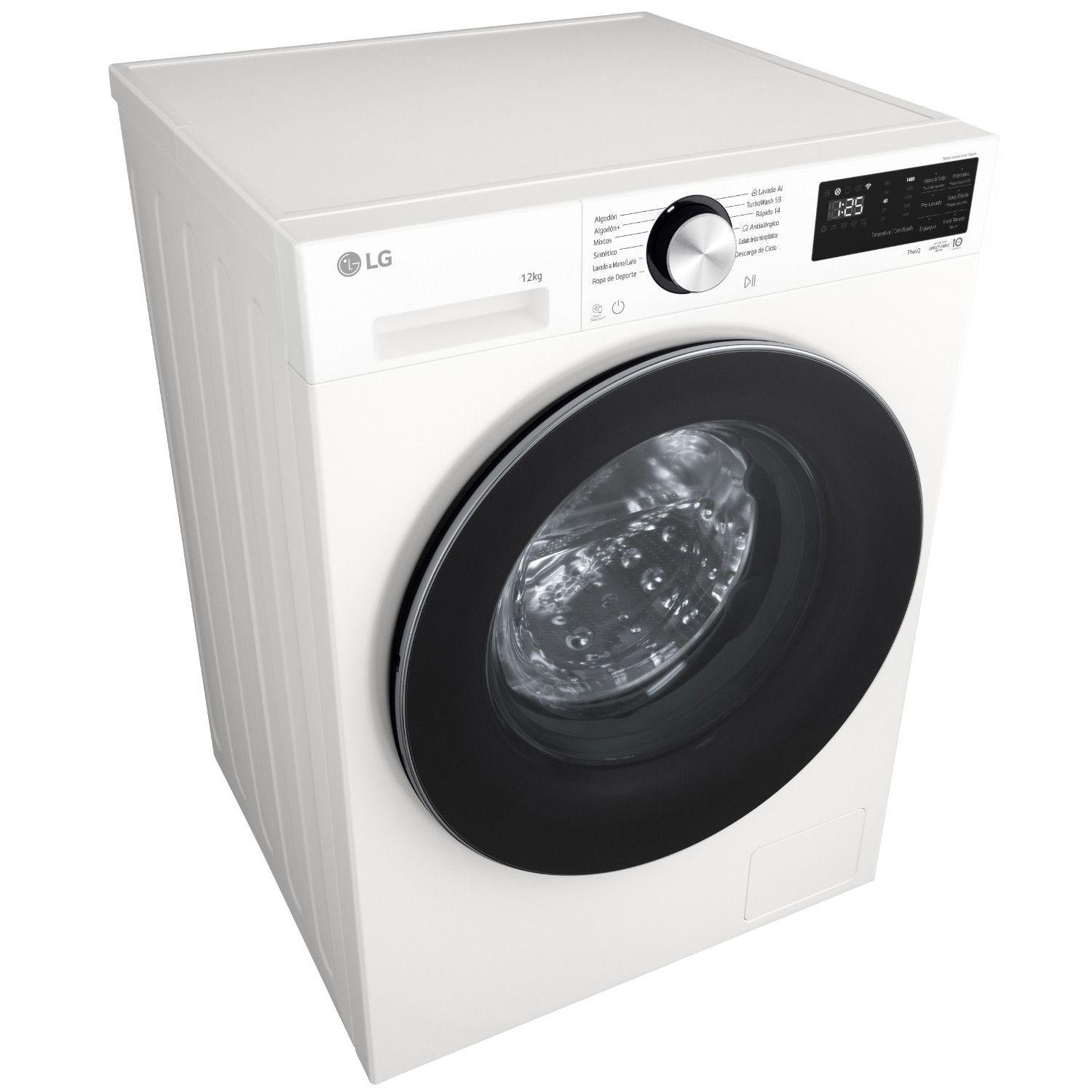 Lavadora Carga Frontal 12Kg WM12EWVX5S6 LG con AIDD™'-2
