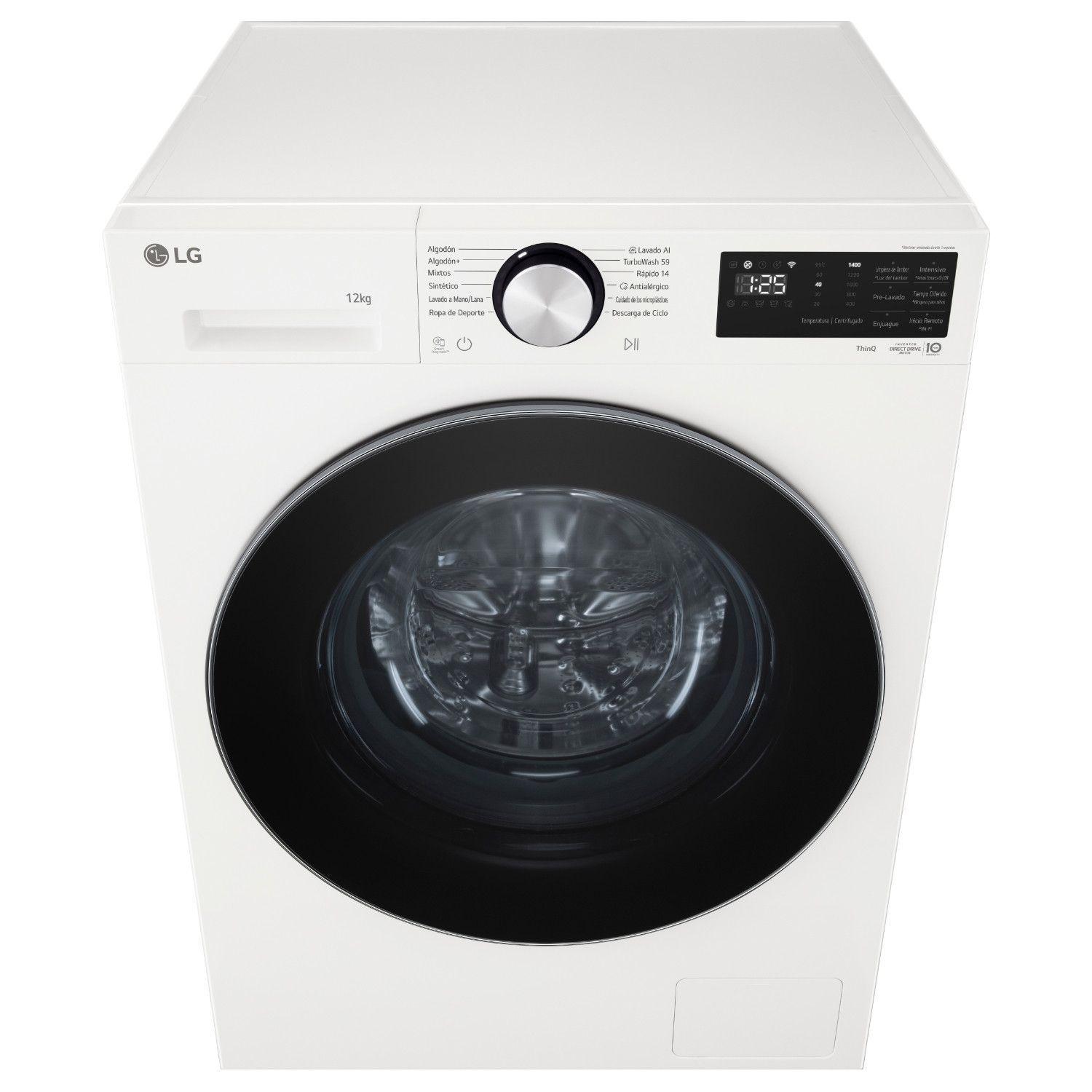 Lavadora Carga Frontal 12Kg WM12EWVX5S6 LG con AIDD™'-5