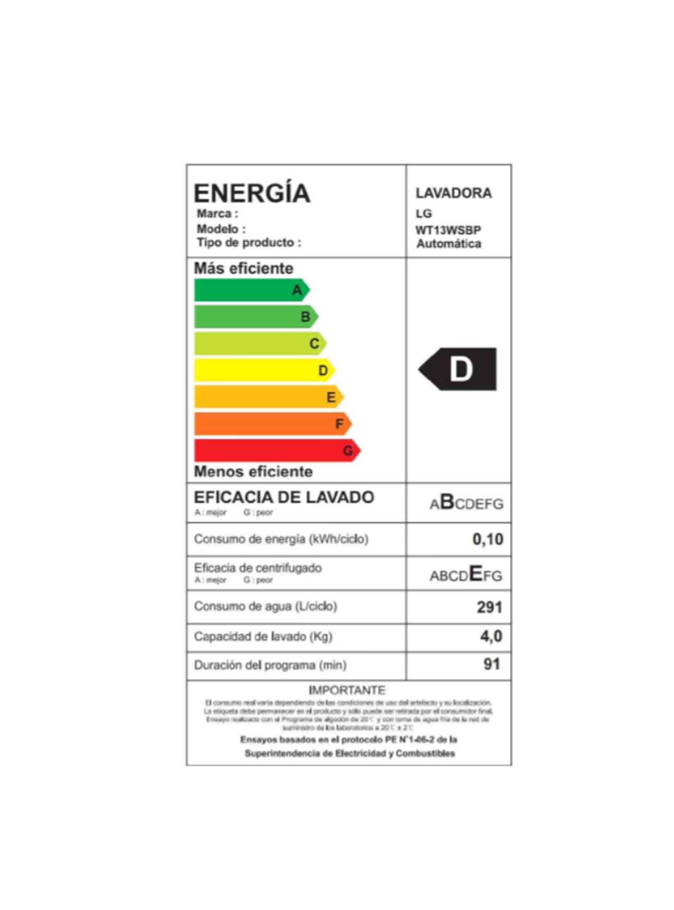 Lavadora Carga Superior LG 13Kg WT13WSBP con Turbo Drum-6