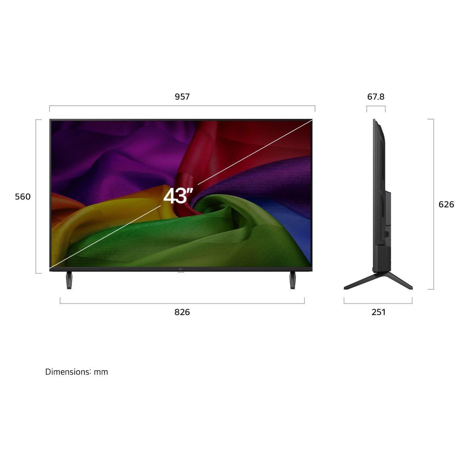 Smart TV LG 43" NANO UHD AI NU80 4K 2026-3