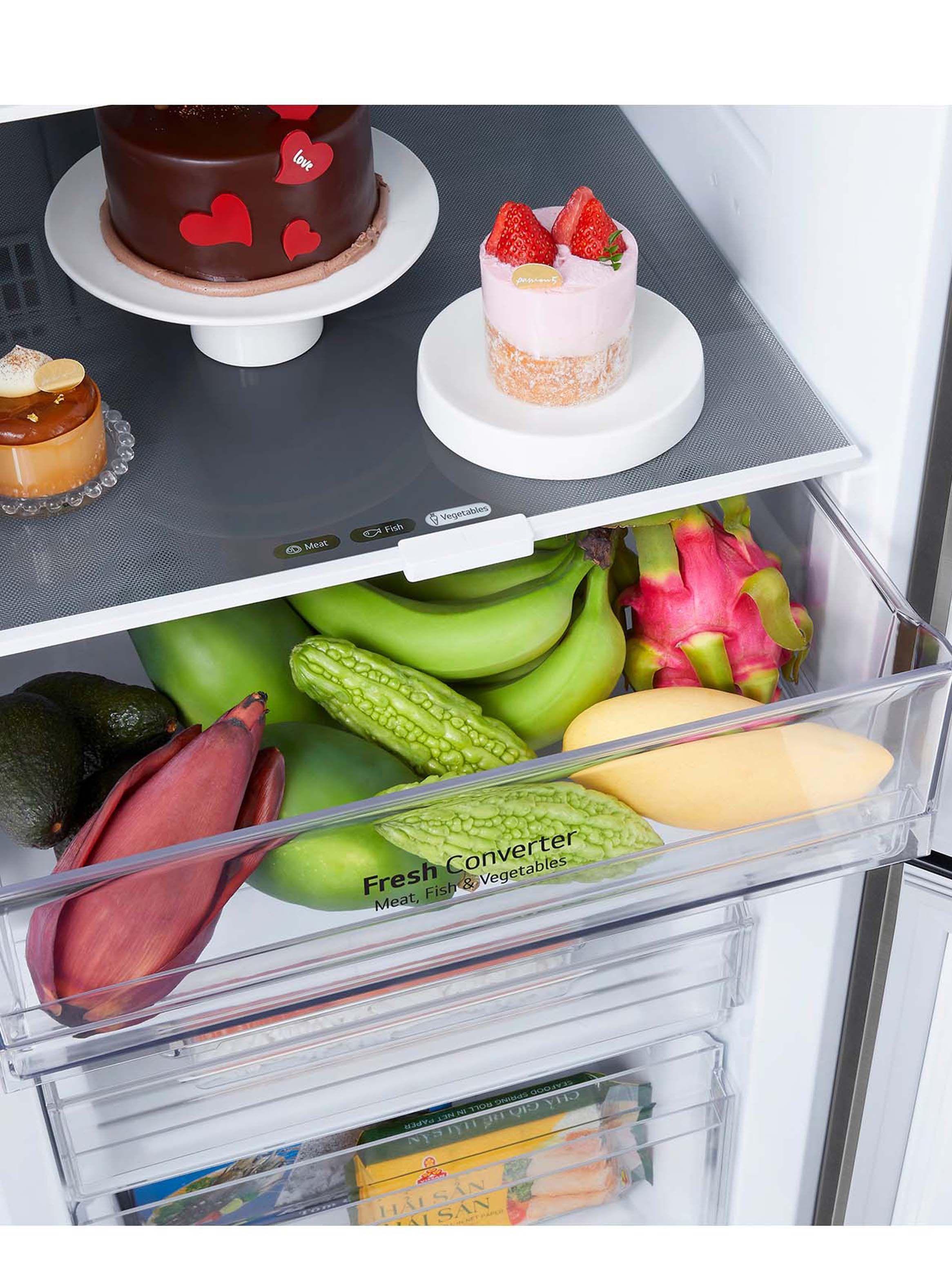 Refrigerador Bottom Freezer LG 335 Litros con Motor Smart Inverter Compressor GB34BPY-4