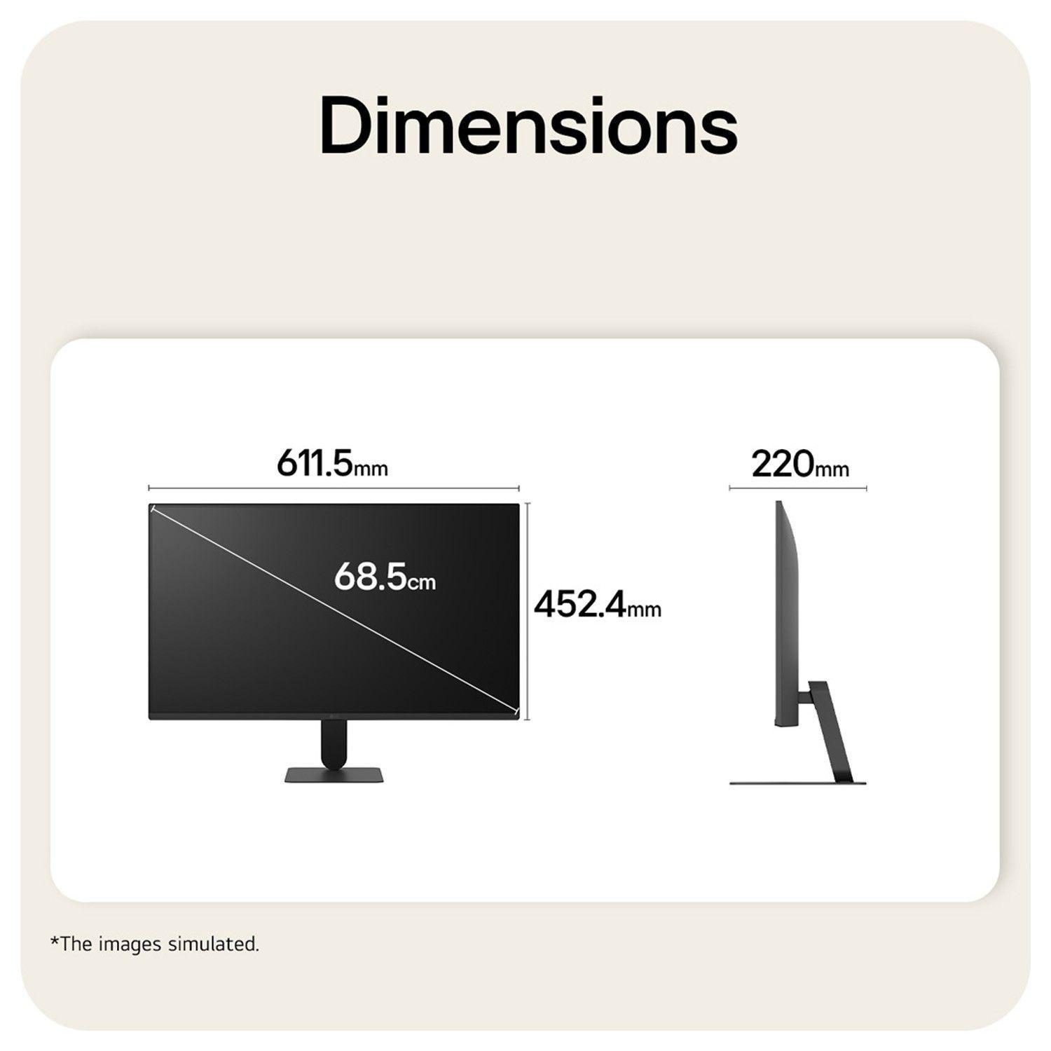 Monitor de Escritorio LG 27" FHD con HDR 10 27U411B-B-4