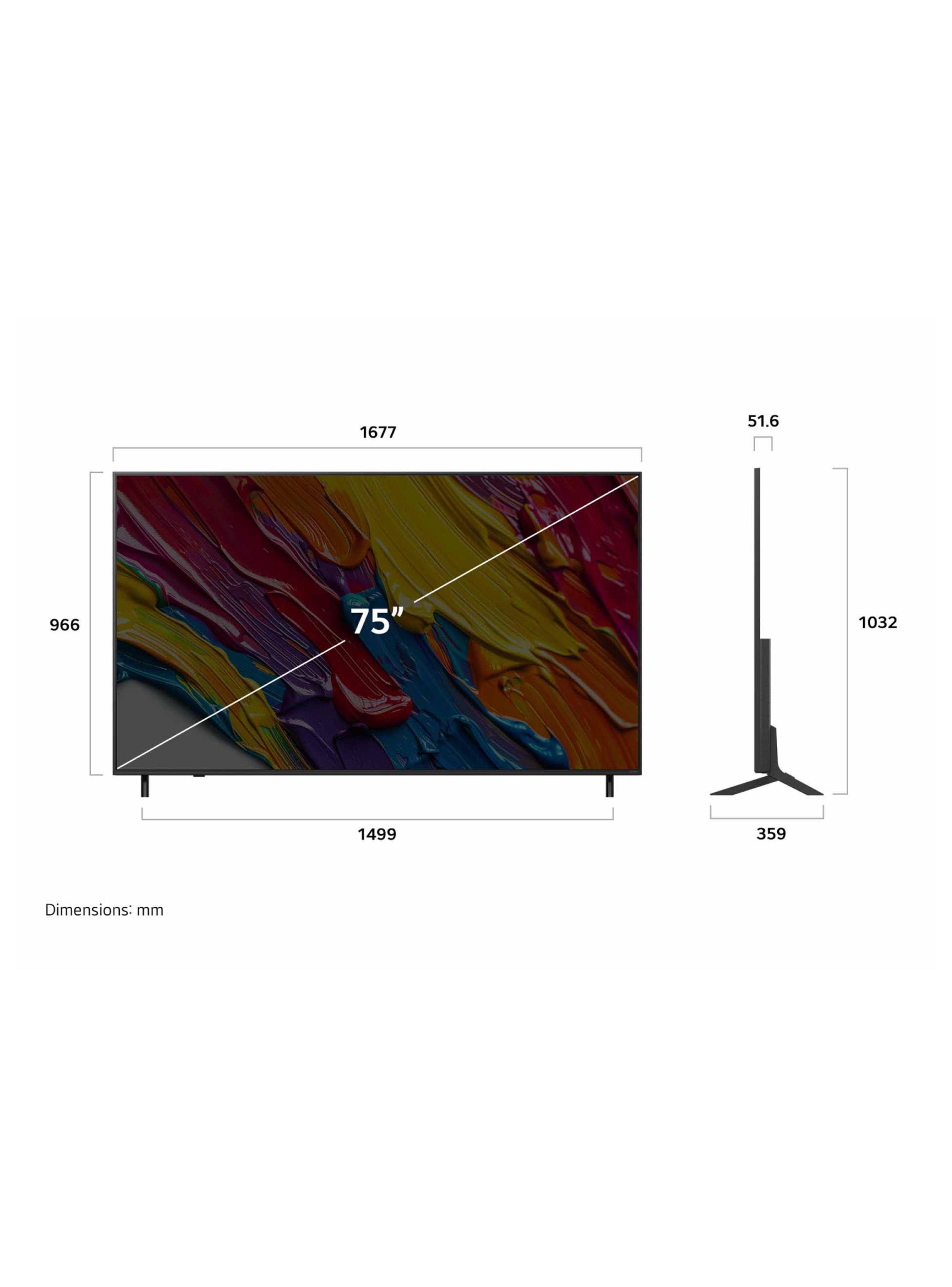 Smart TV 75" QNED 4K UHD 75QNED82ASG LG + Magic Remote LG -1