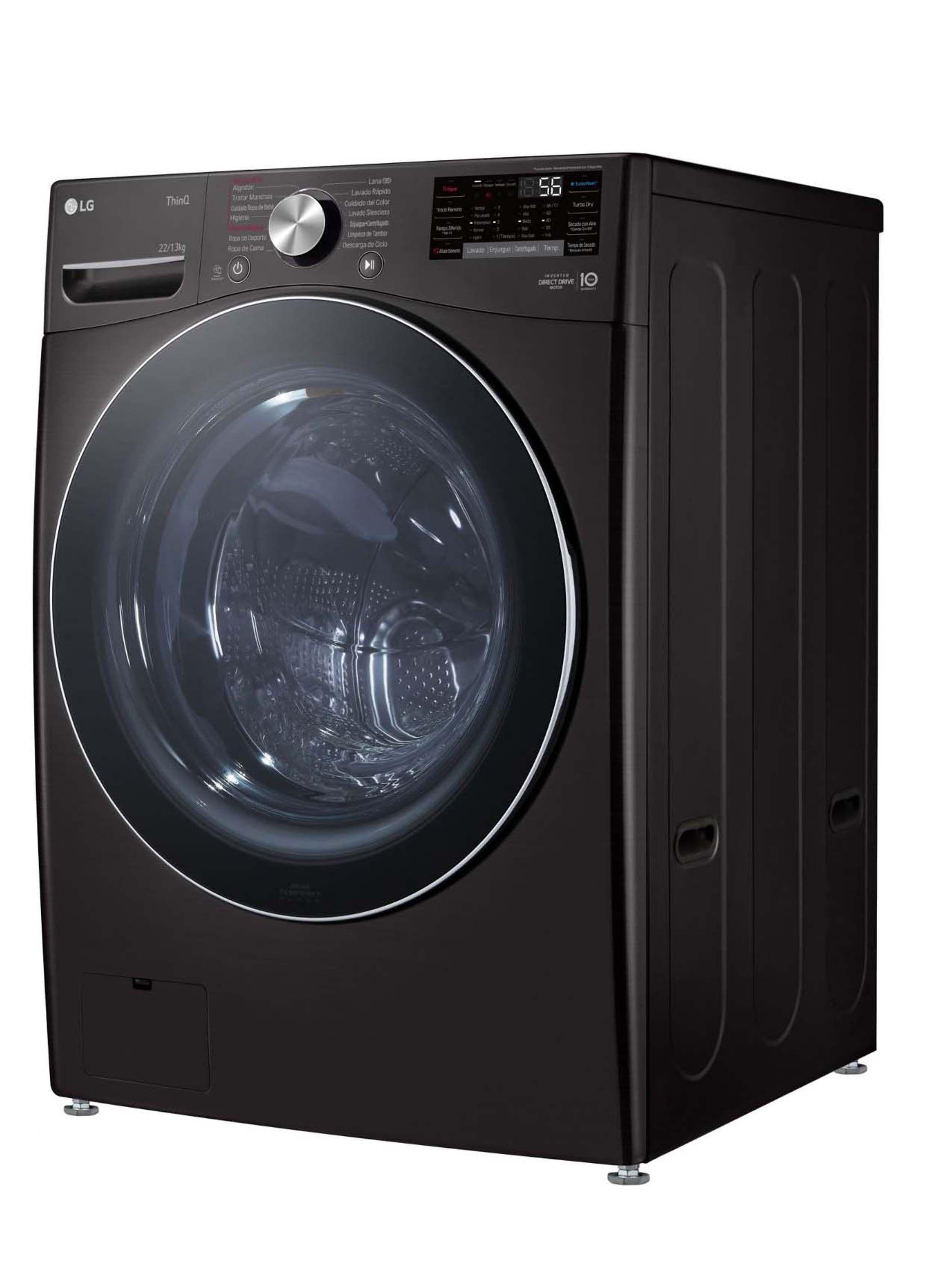 Lavadora Secadora Carga Frontal LG 22/13Kg WD22BV2S6R con AIDD™ y Steam -2