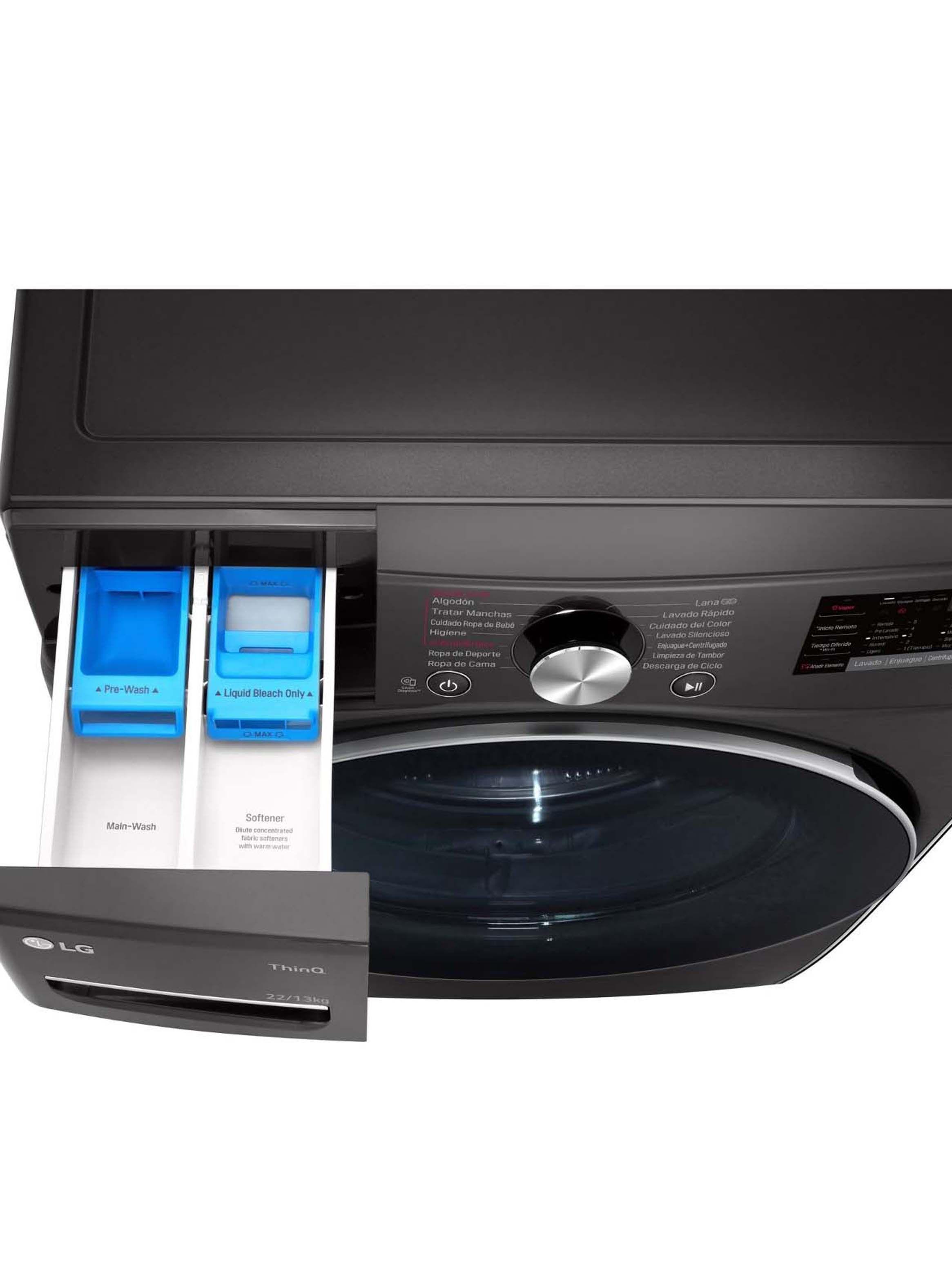 Lavadora Secadora Carga Frontal LG 22/13Kg WD22BV2S6R con AIDD™ y Steam -5