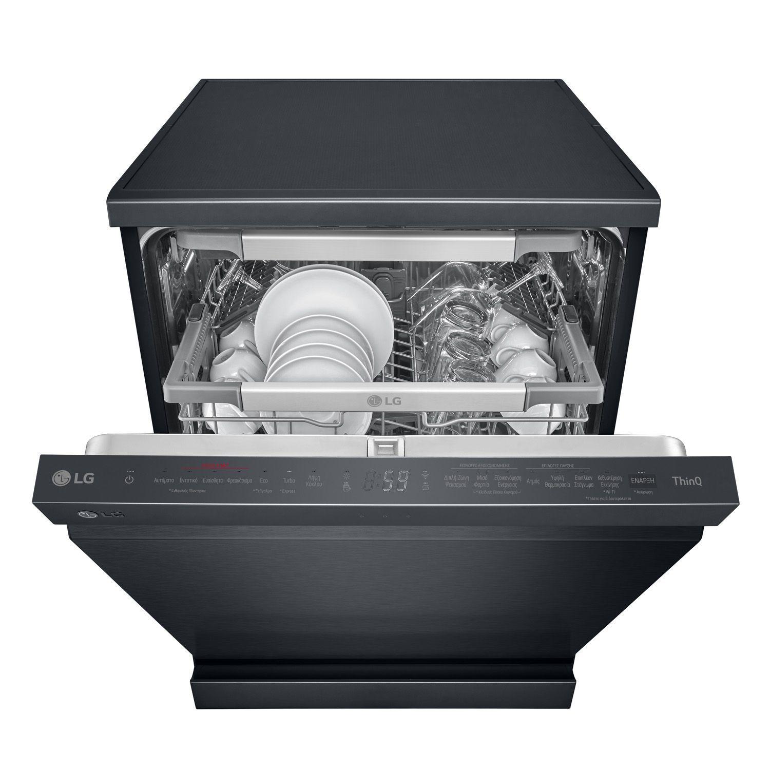 Lavavajillas LG 14 cubiertos con QuadWash™ y AOD DF455HMS-2