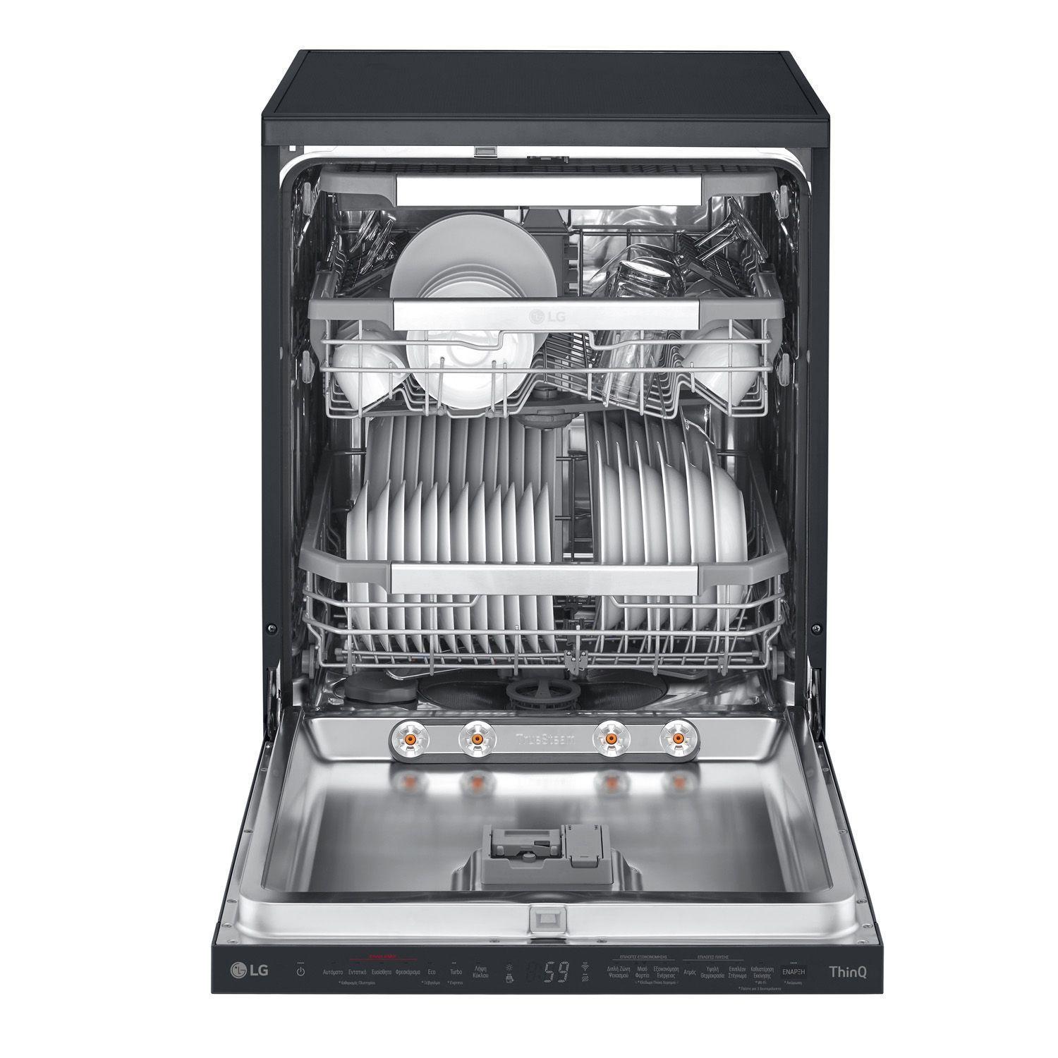 Lavavajillas LG 14 cubiertos con QuadWash™ y AOD DF455HMS-1