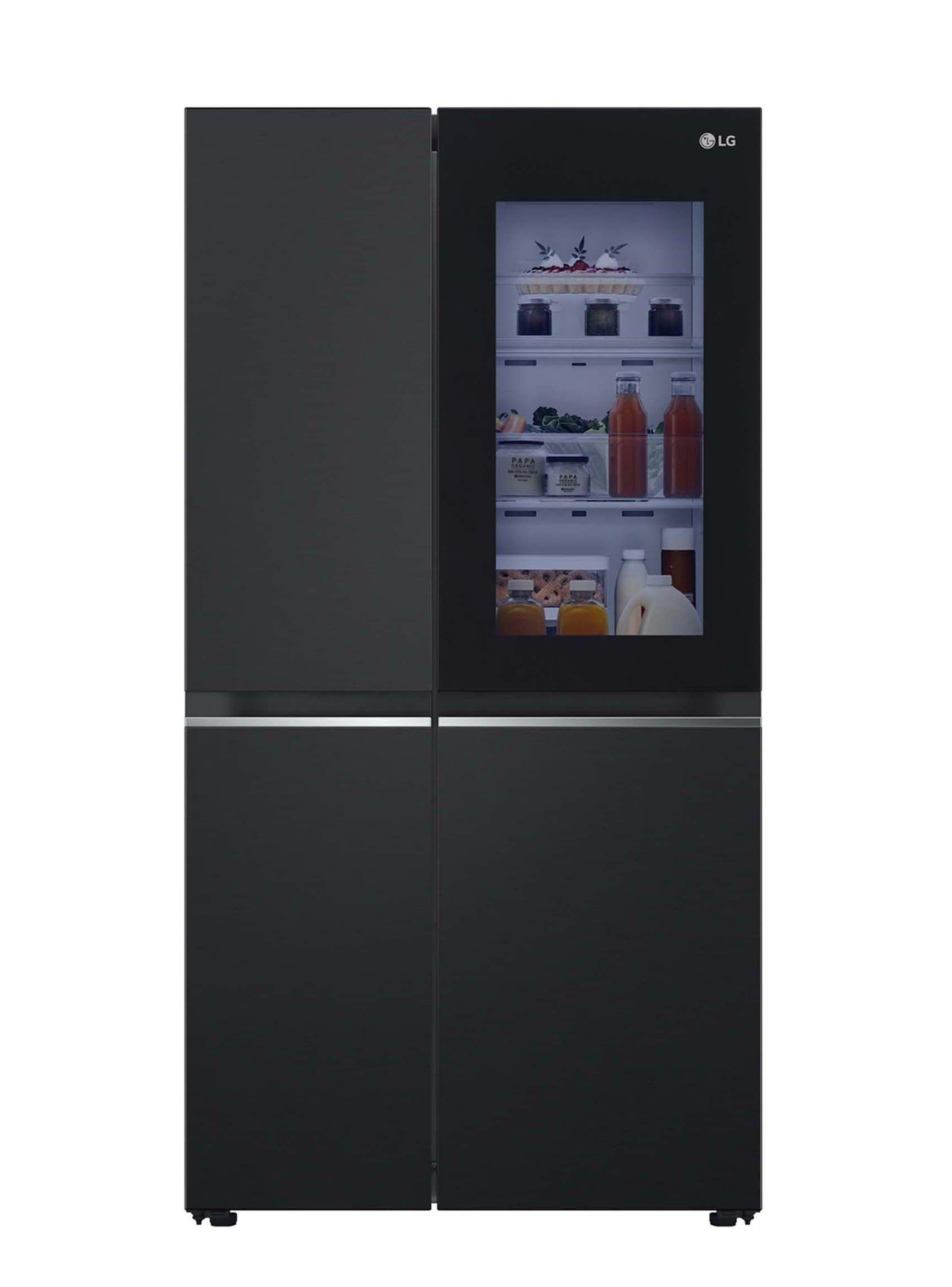 Refrigerador Side by Side LG 655 Litros con Instaview™ GS66BVM-0