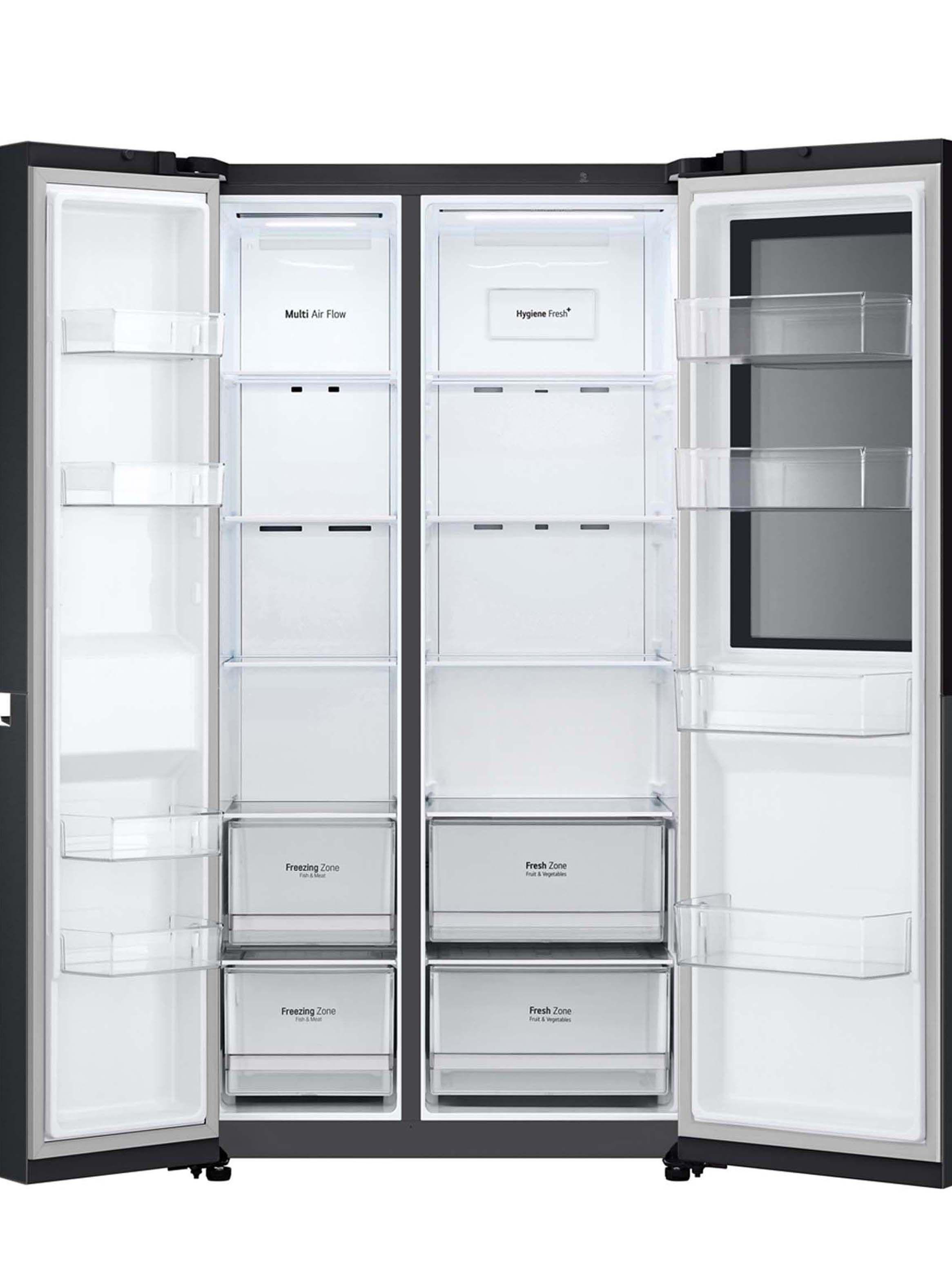 Refrigerador Side by Side LG 655 Litros con Instaview™ GS66BVM-3
