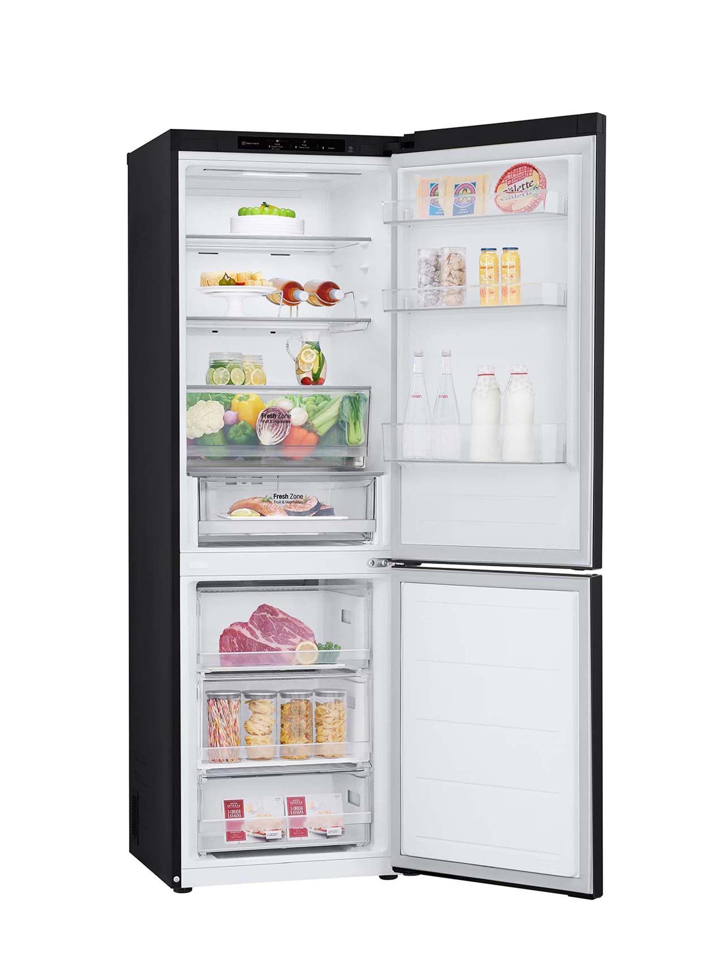 Refrigerador Bottom Freezer LG 344 Litros con Motor Smart Inverter Compressor GB37BPT-3