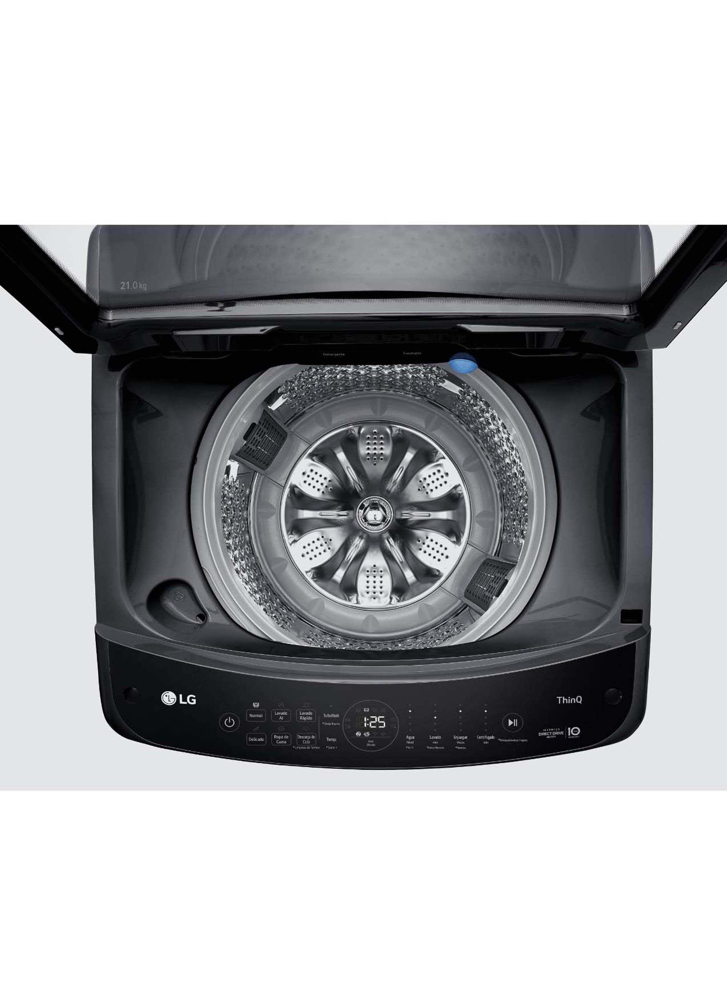 Lavadora Carga Superior LG 21Kg WT21PBV6 con Turbo Wash-2
