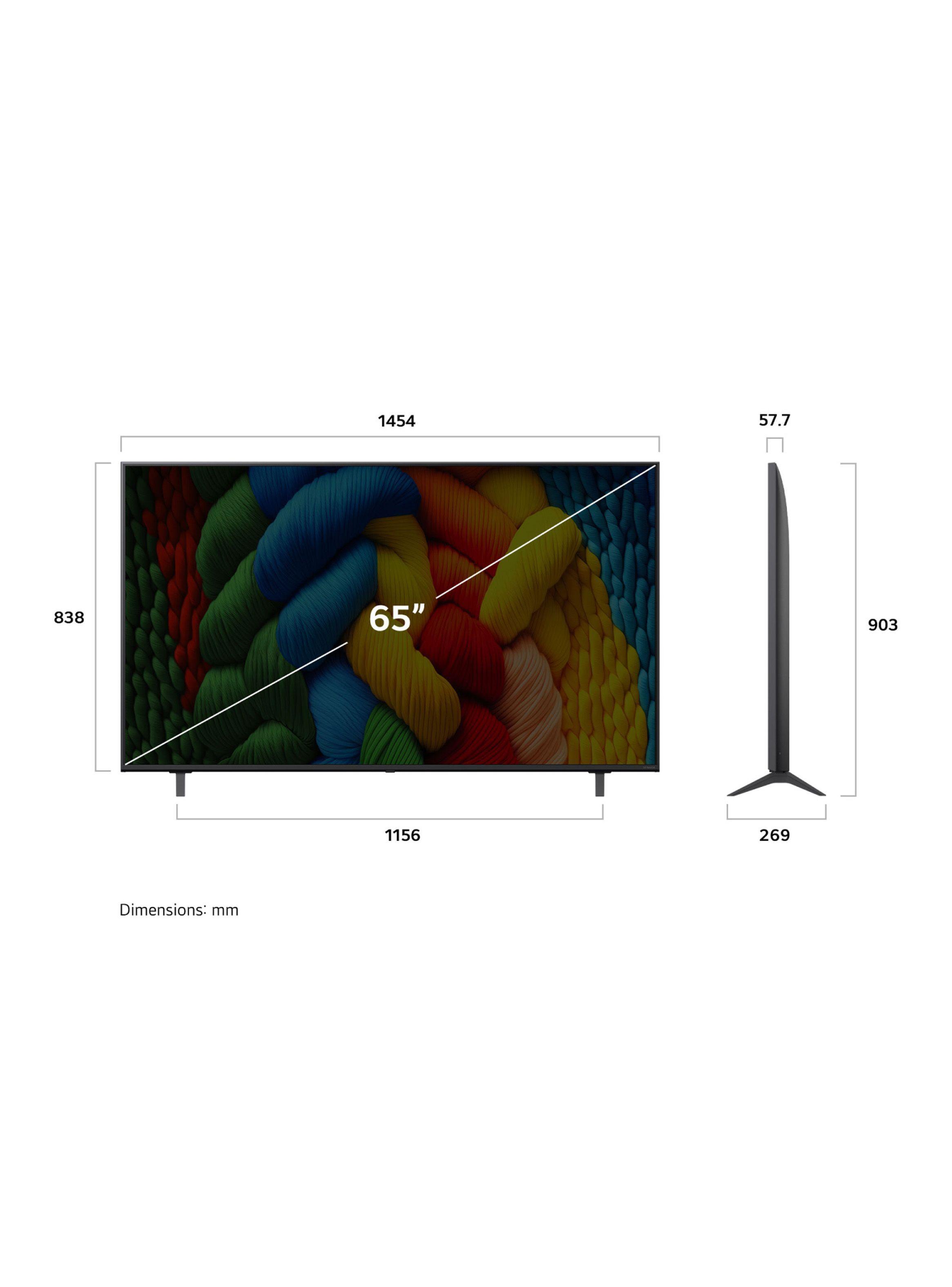 Televisor NanoCell 65" Smart TV 4K UHD 65NANO80ASA (2025) + Magic Remote LG-1