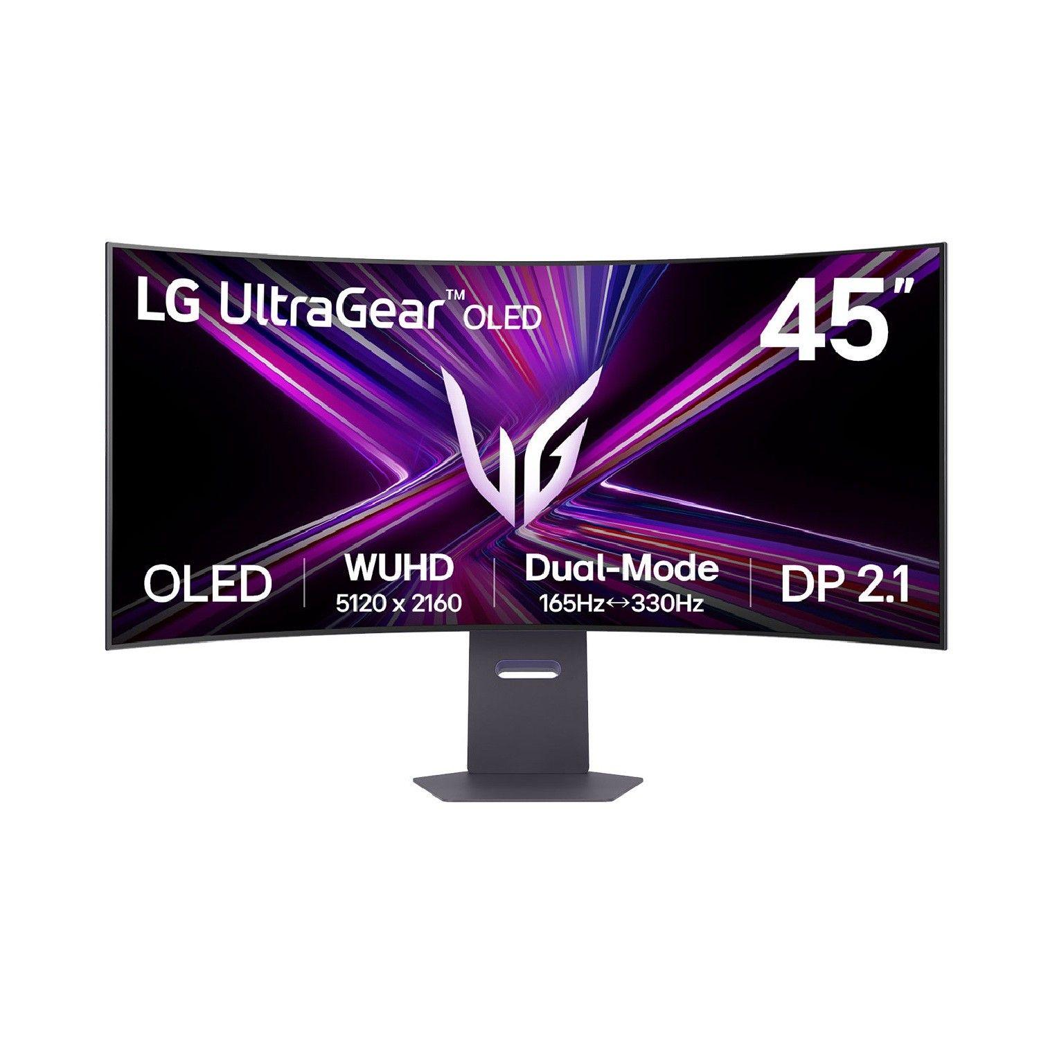 Monitor gaming LG UltraGear™ OLED de 45 pulgadas, modo dual, 5K2K-0