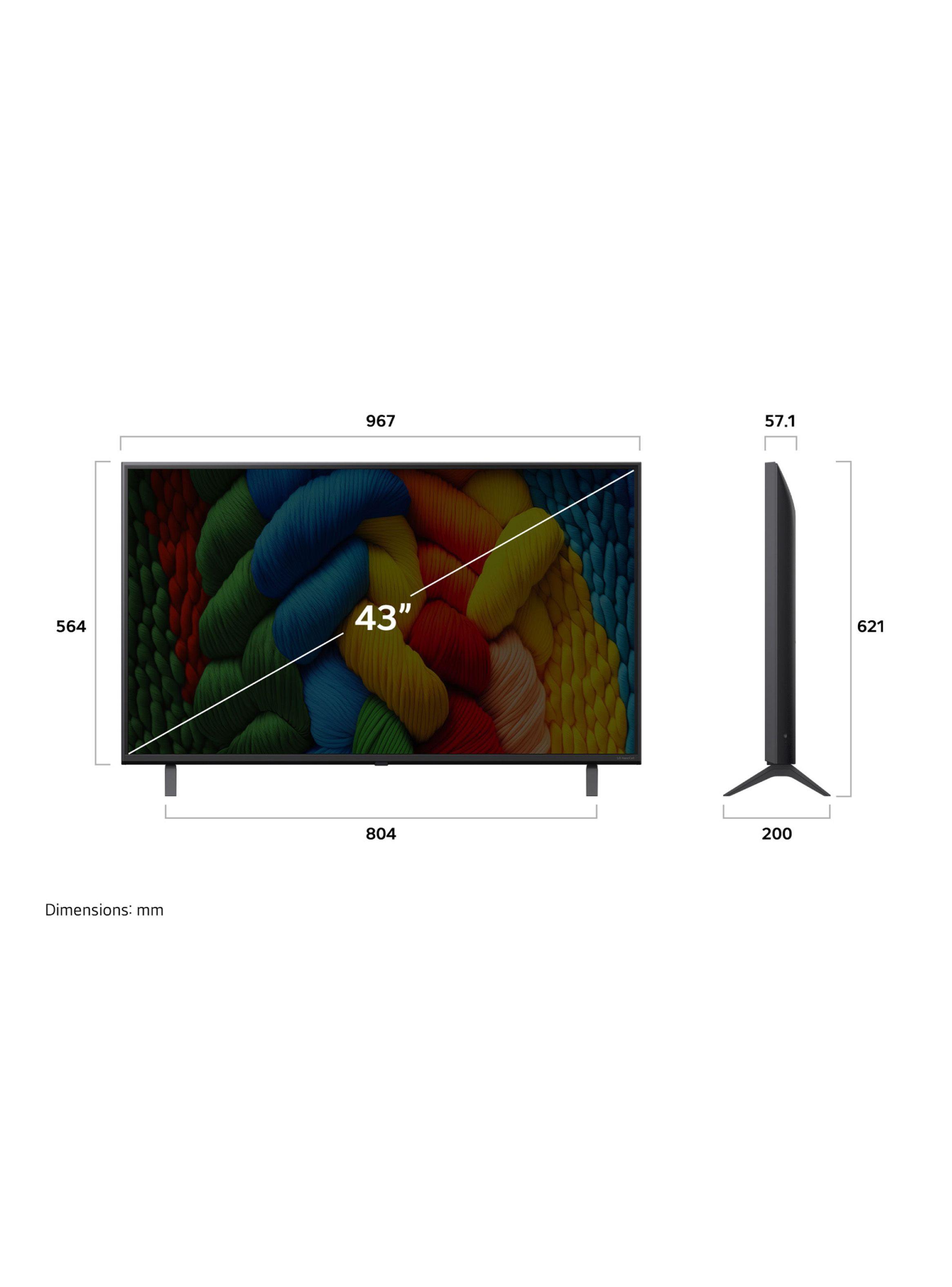 Televisor NanoCell 43" Smart TV 4K UHD 43NANO80ASA (2025) + Magic Remote LG-1