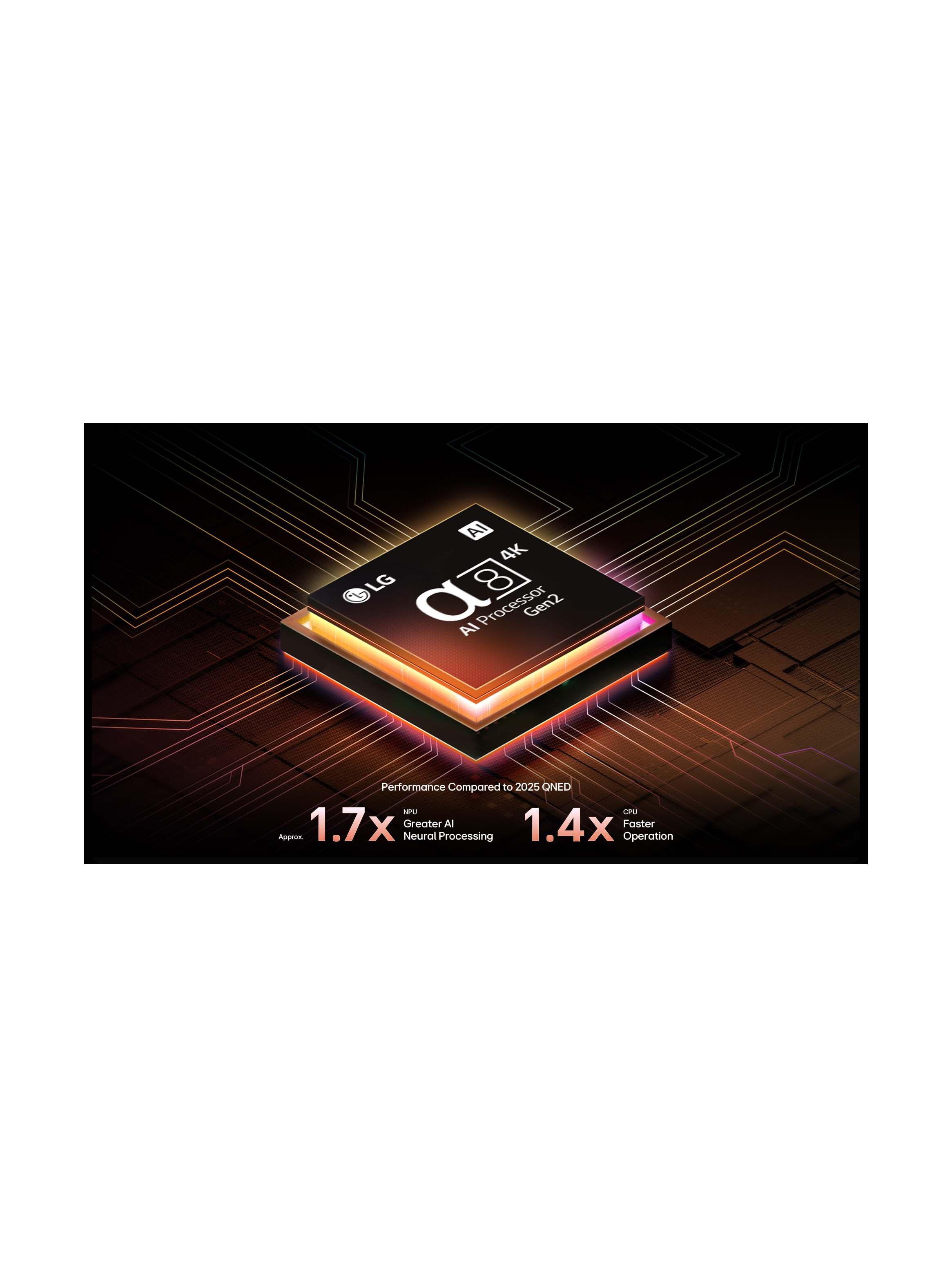 Televisor QNED Evo 86" Smart TV 4K UHD AI 86QNED85ASG (2025) + Magic Remote LG-4