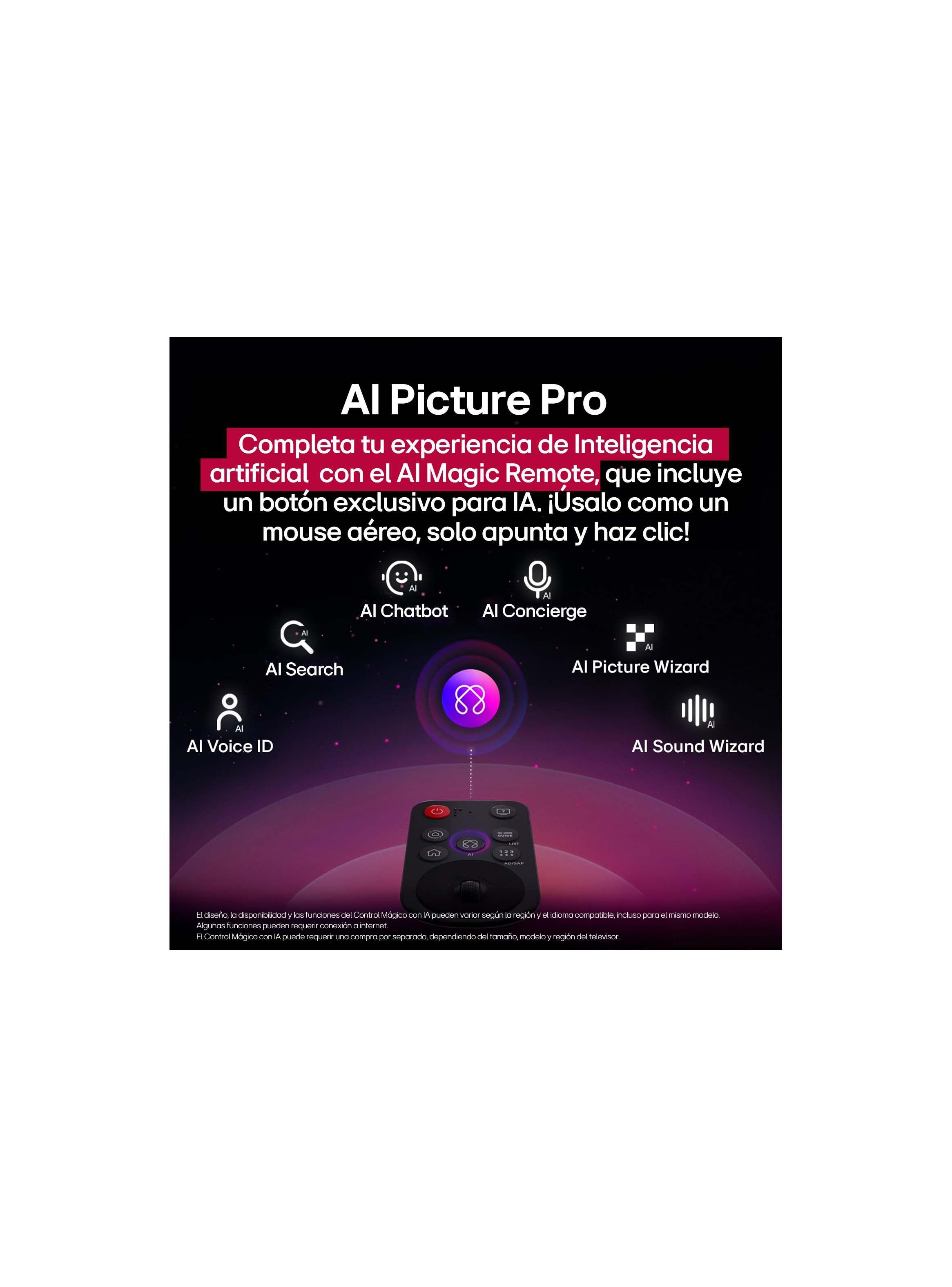 Televisor QNED Evo 86" Smart TV 4K UHD AI 86QNED85ASG (2025) + Magic Remote LG-6