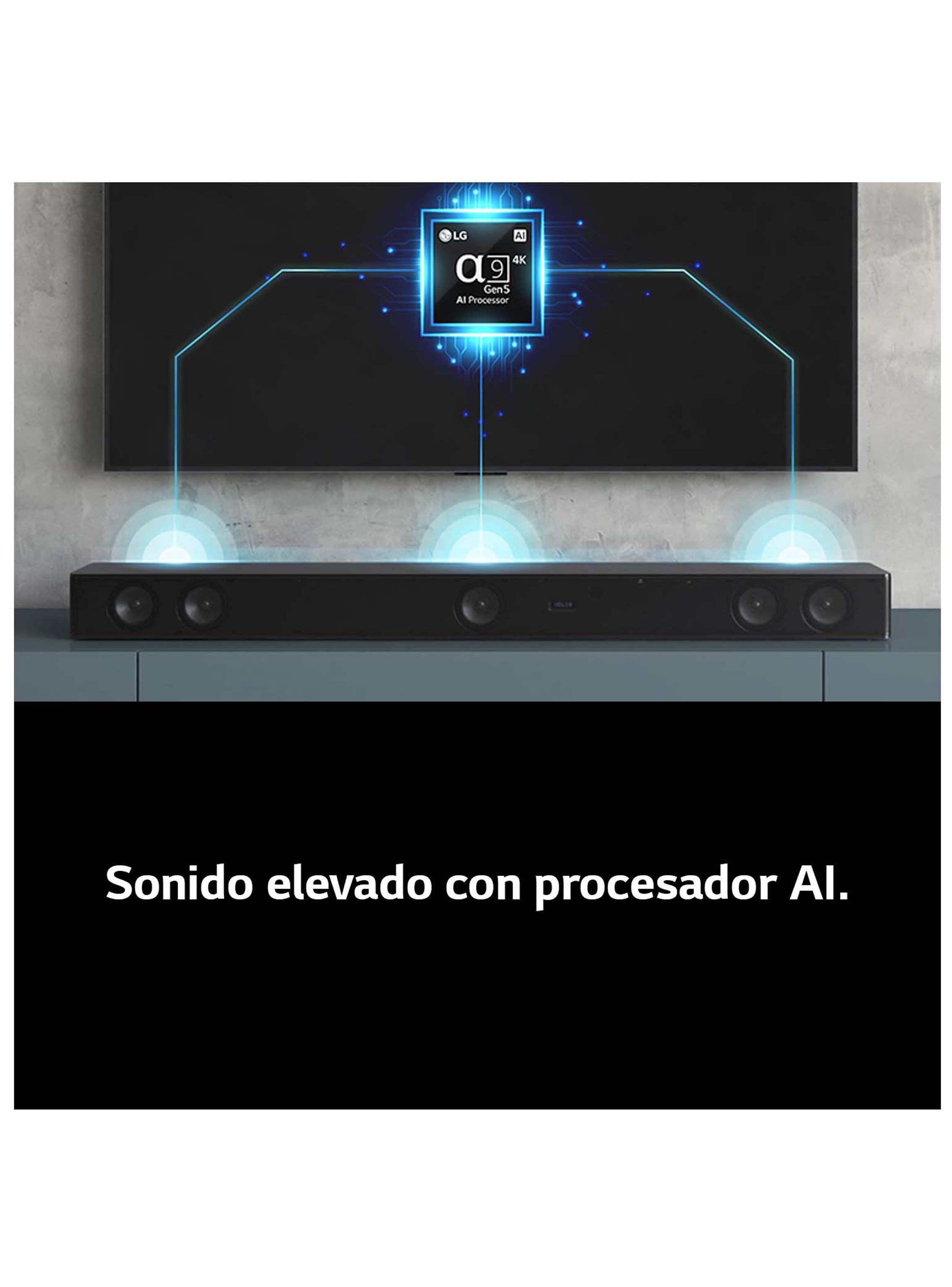 Soundbar Buetooth LG con Subwoofer SH7Q + Control Remoto-5