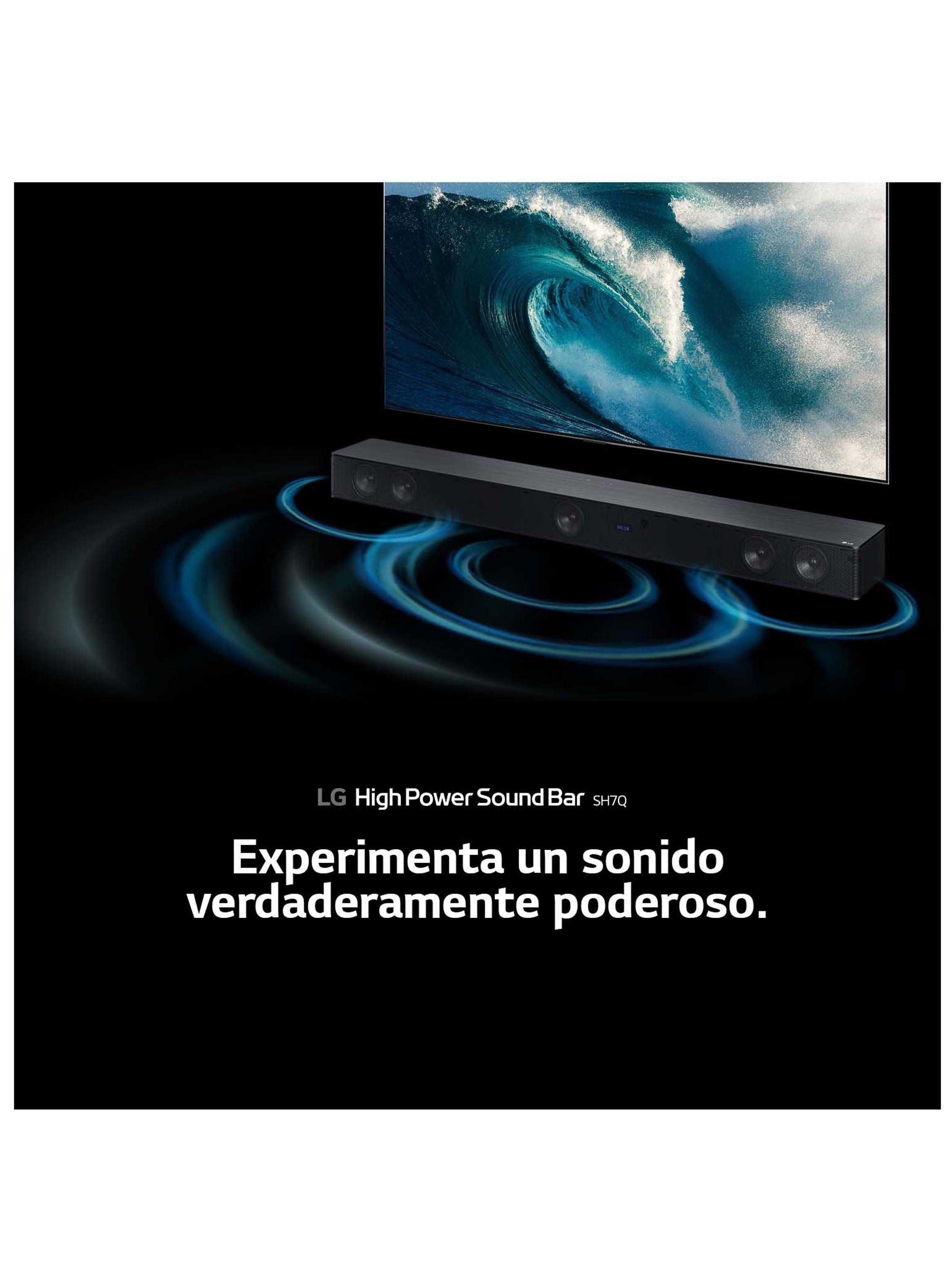 Soundbar Buetooth LG con Subwoofer SH7Q + Control Remoto-6