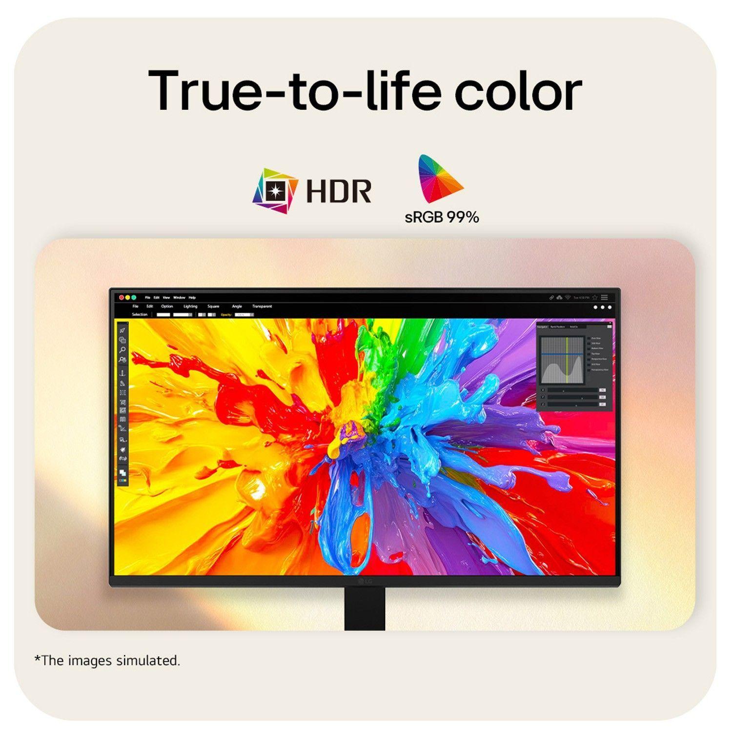 Monitor de Escritorio LG 24" FHD con HDR 10 24U411B-B-4