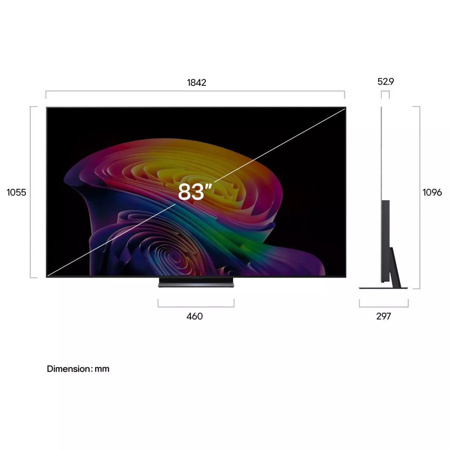 Smart TV LG 83" OLED evo AI C6 4K 2026 + Magic Remote Control-1