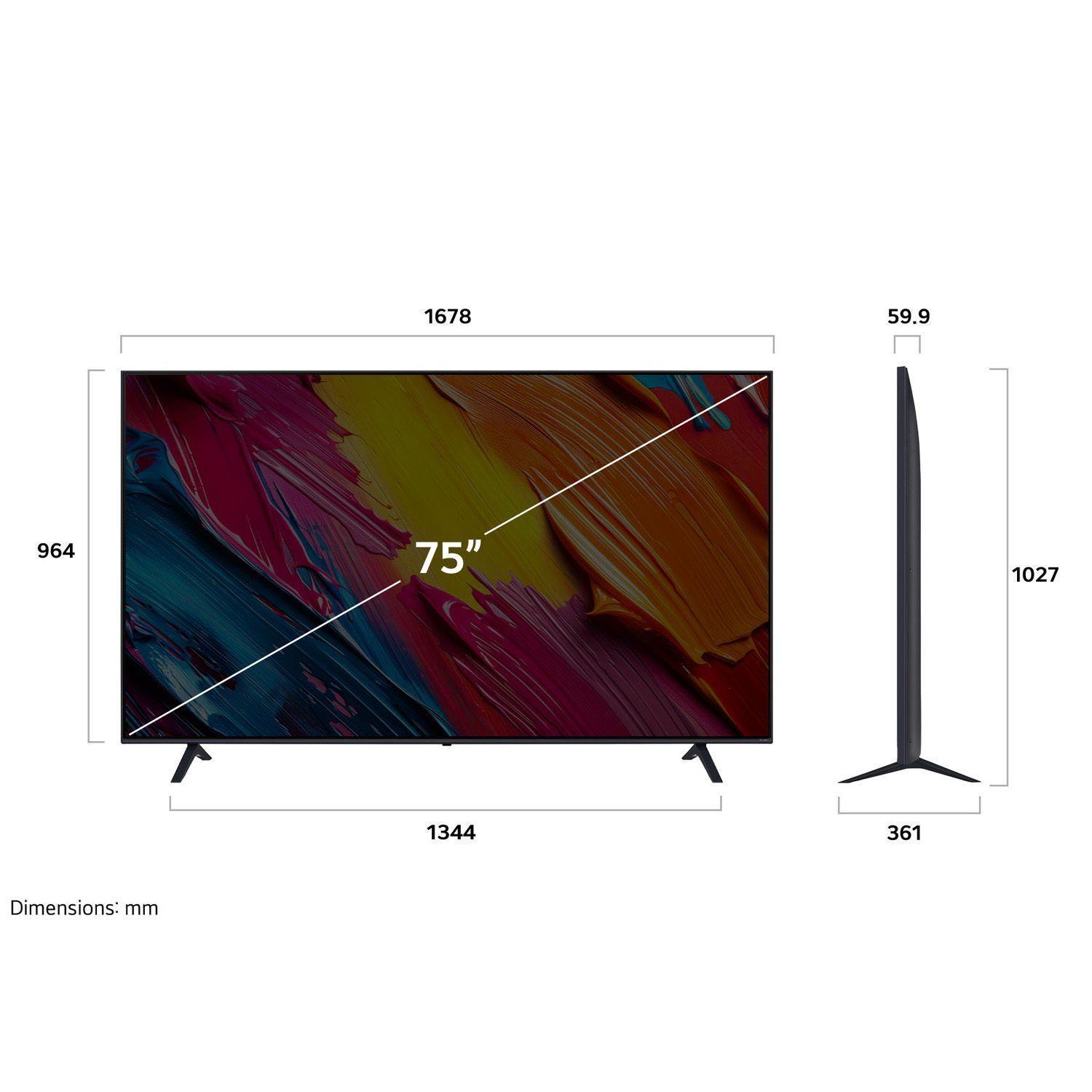 Smart TV LG QNED 75" 4K Ultra HD  75QNED73ASA +Magic Remote Control-3