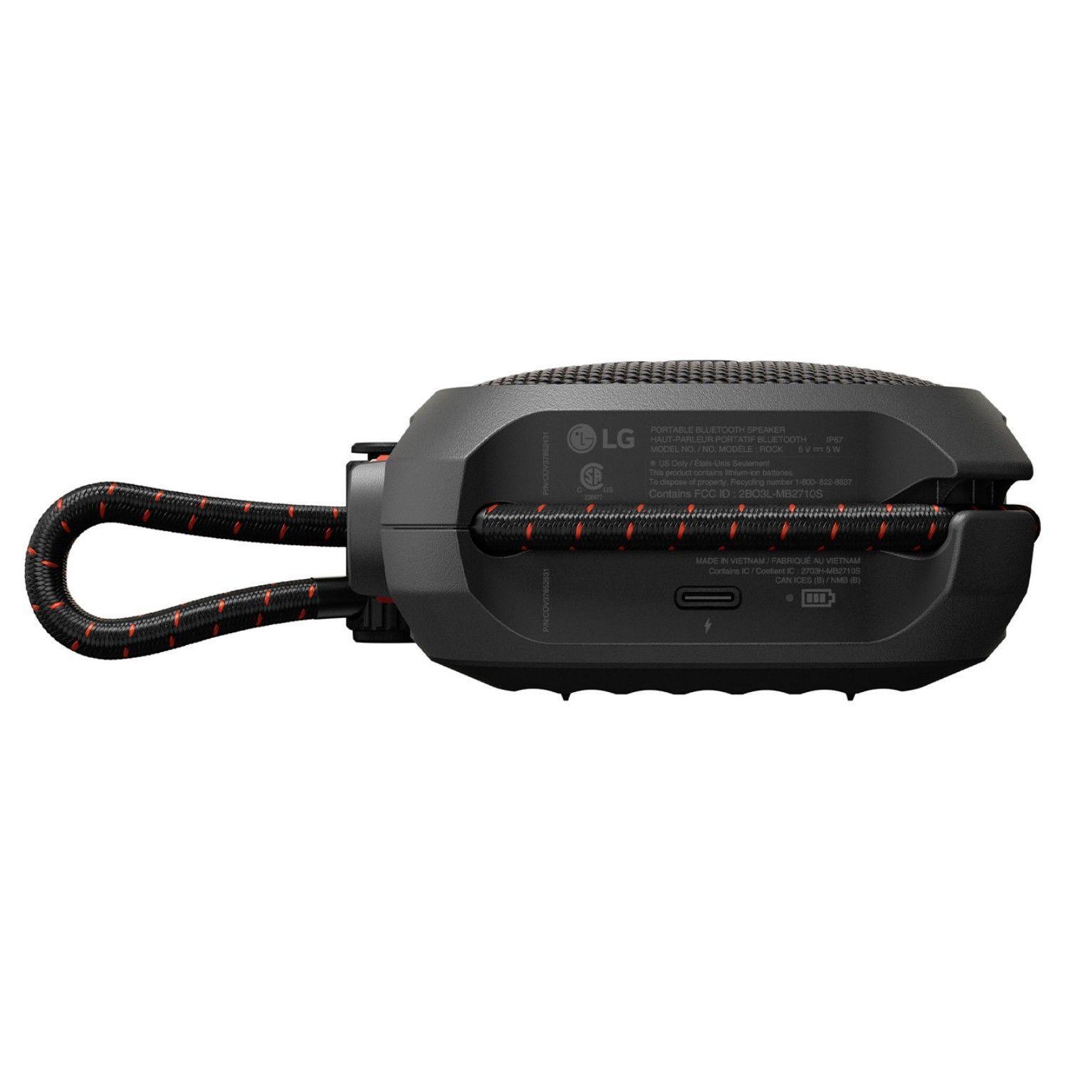 Parlante LG Xboom Rock - Sonido potente - Estándar Militar - Negro-2