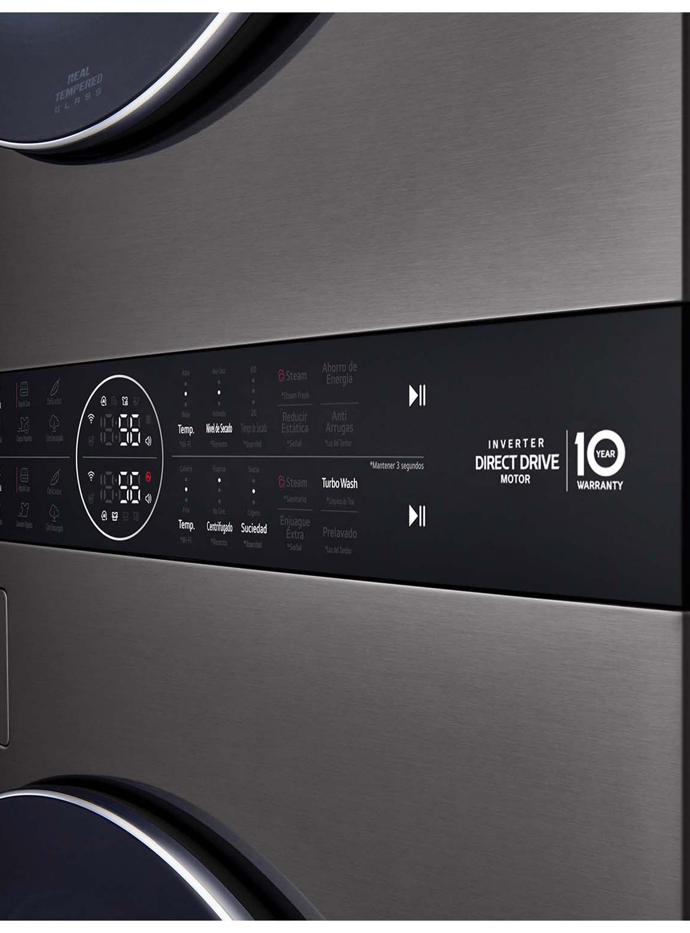 WashTower™ Lavadora Secadora LG Carga Frontal 22/16Kg WK22BS6 con AIDD™ -2