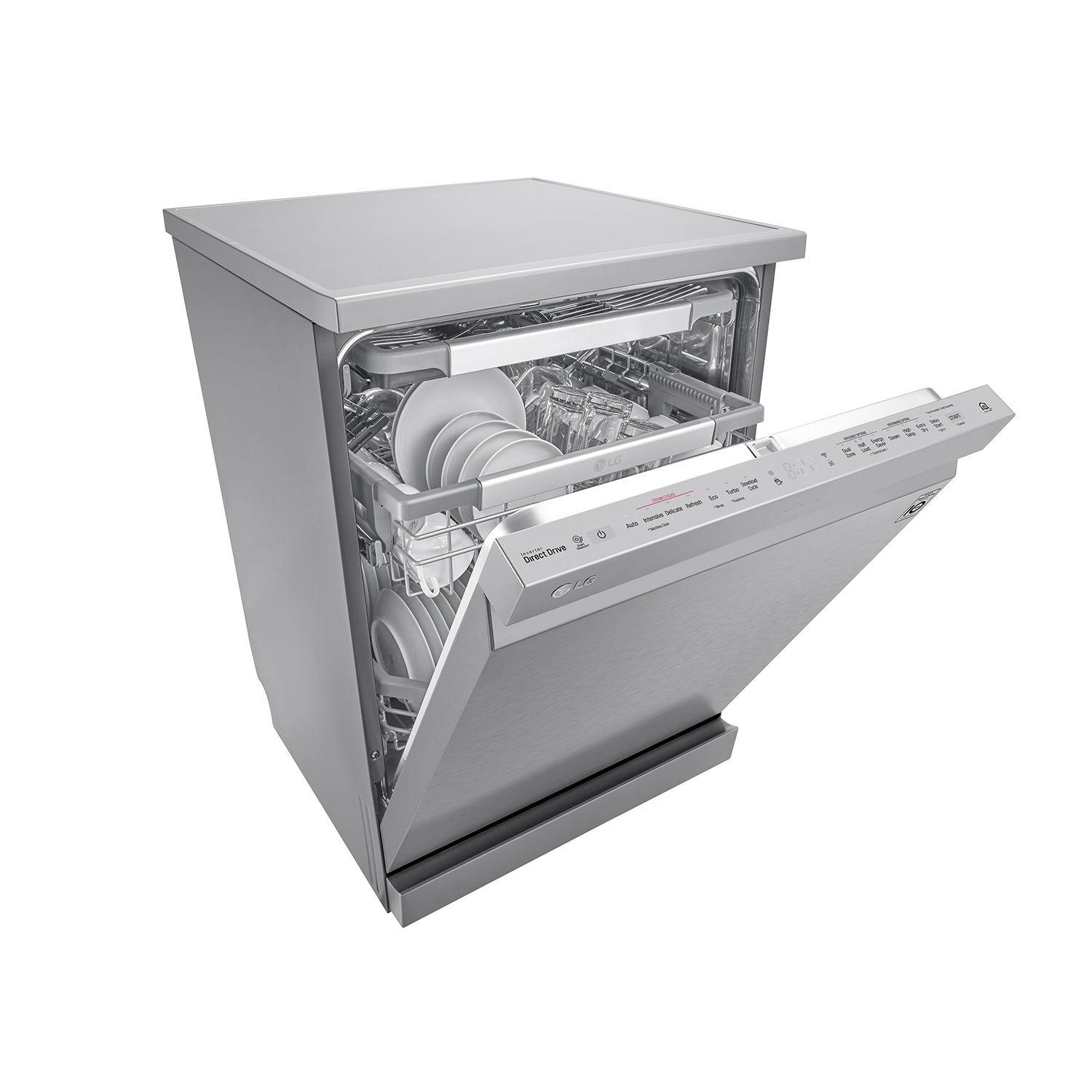 Lavavajillas LG 14 cubiertos con QuadWash™ y AOD DF425HSS-3