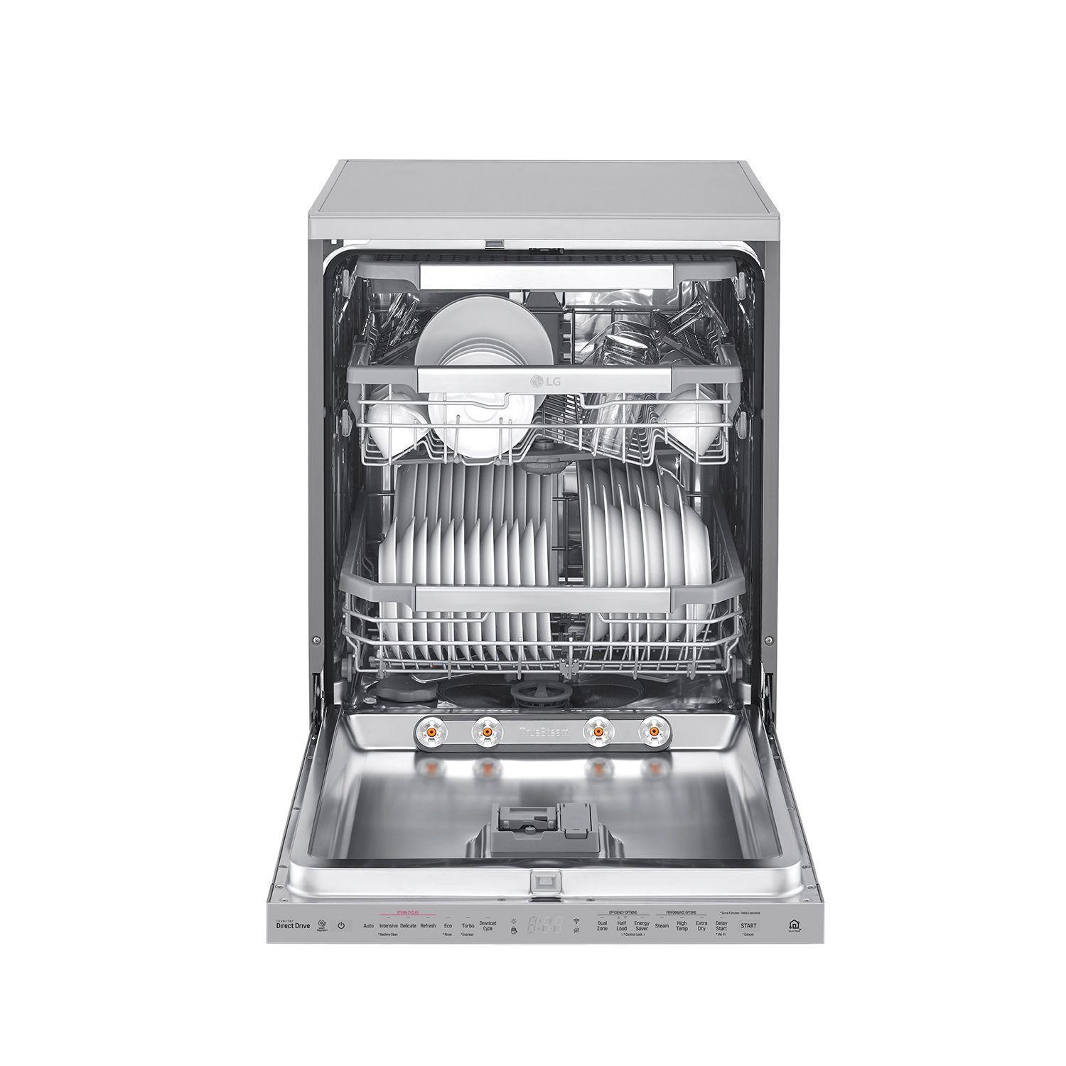 Lavavajillas LG 14 cubiertos con QuadWash™ y AOD DF425HSS-1