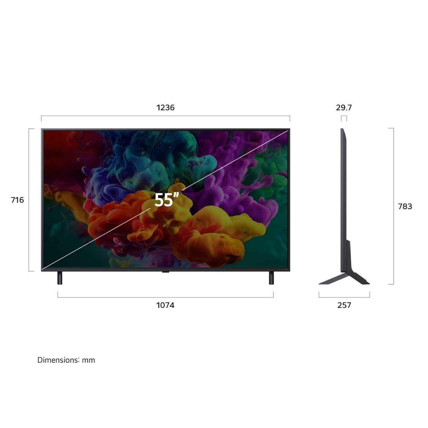 Smart TV LG QNED evo AI QNED85 55" 55QNED85BSG 2026 4K UHD + Magic Remote -1