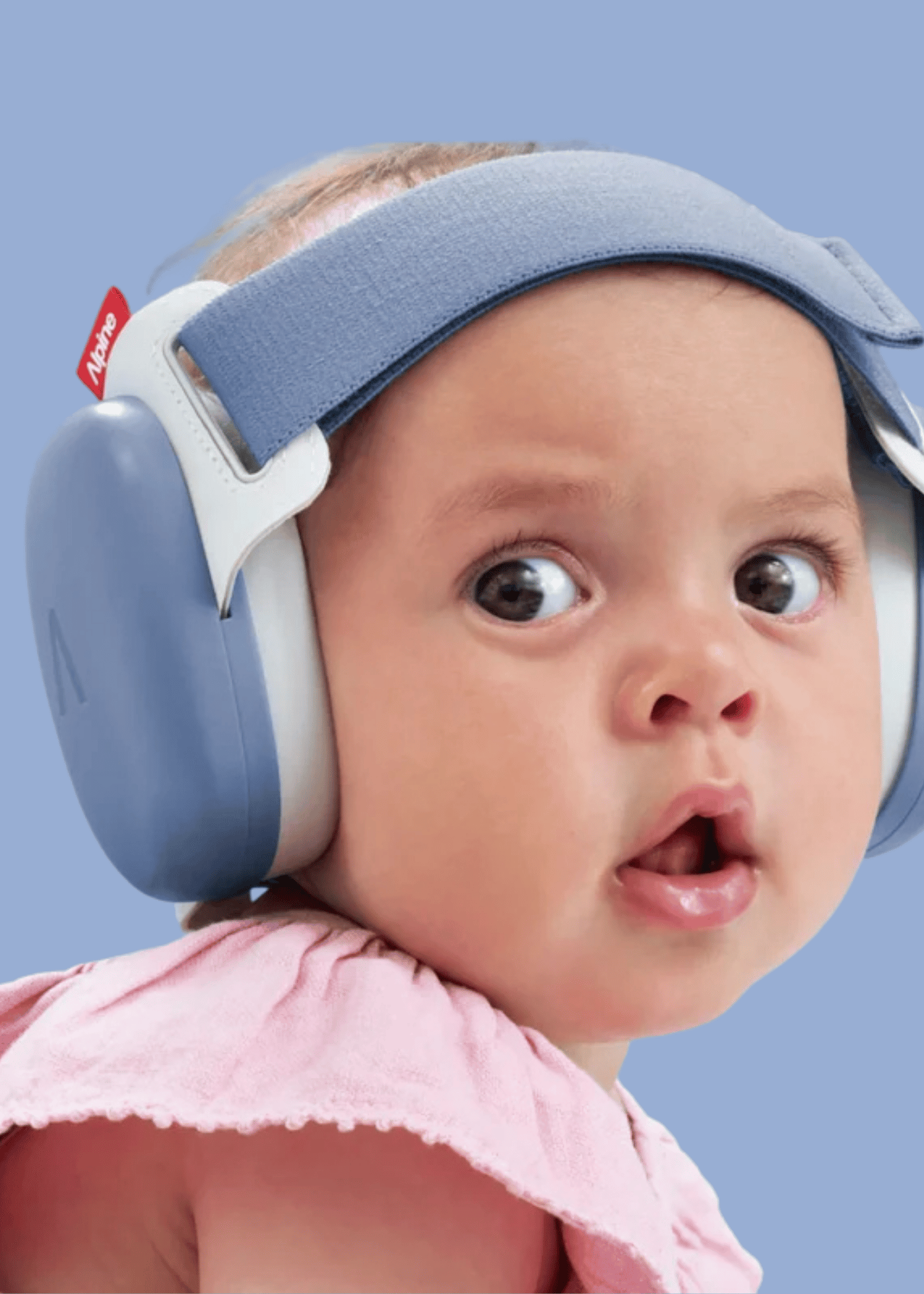 Protector Auditivo De Bebe Muffy Baby Denim Blue 24 dB-3