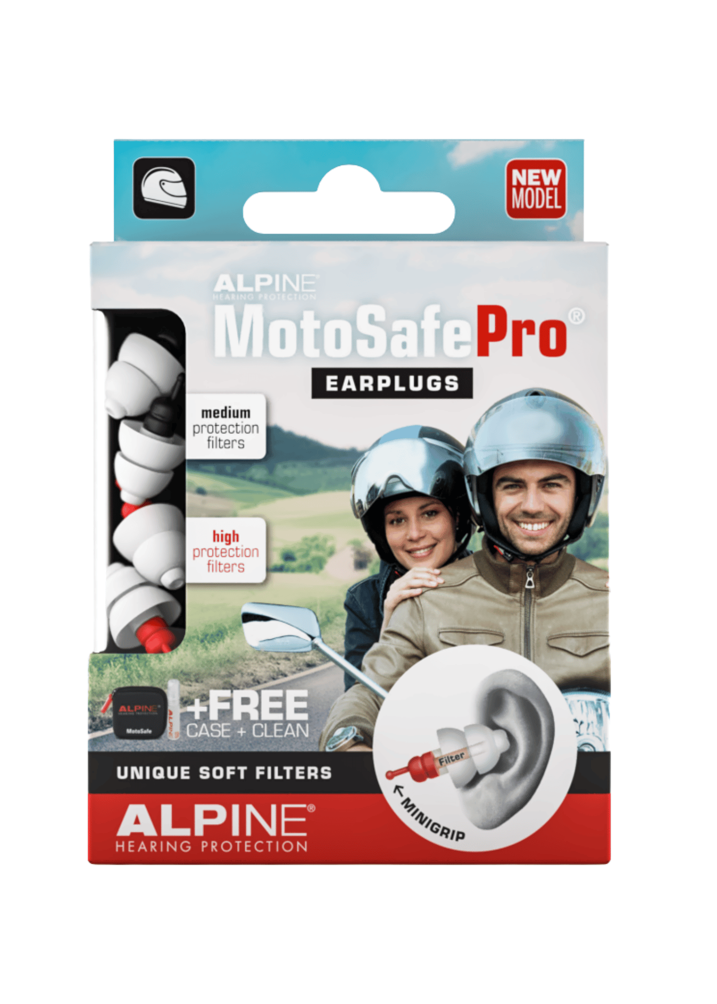 Tapones Para Moto MotoSafe Pro Protecci n Contra Ruido Y Viento 17 20 dB-0