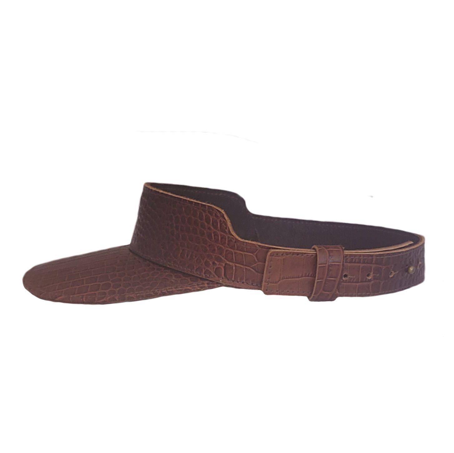 Visera de Cuero Croco-2