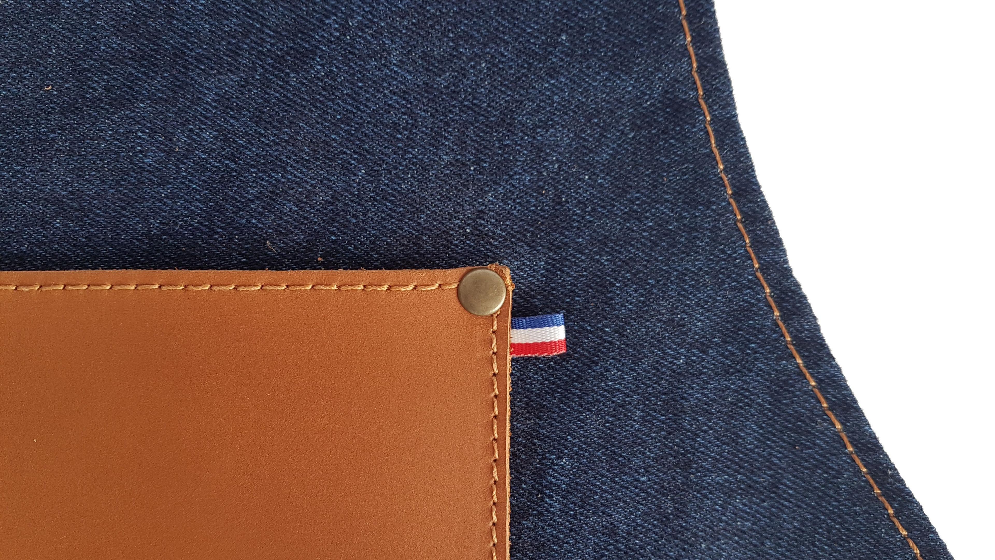 Pechera de Jeans - Cuero-3
