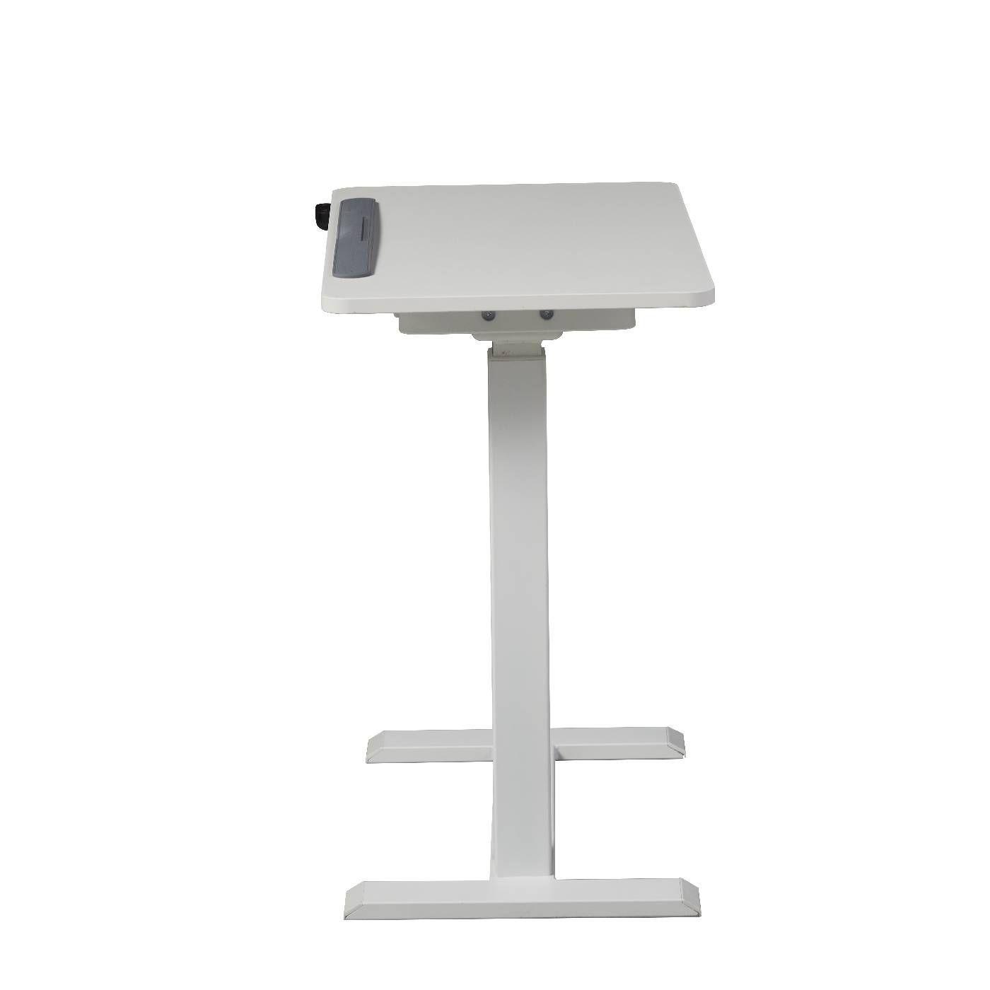 Mesa eléctrica altura ajustable color blanco-2