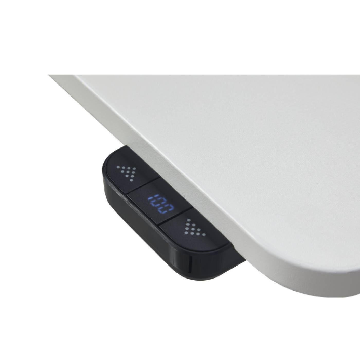 Mesa eléctrica altura ajustable color blanco-6