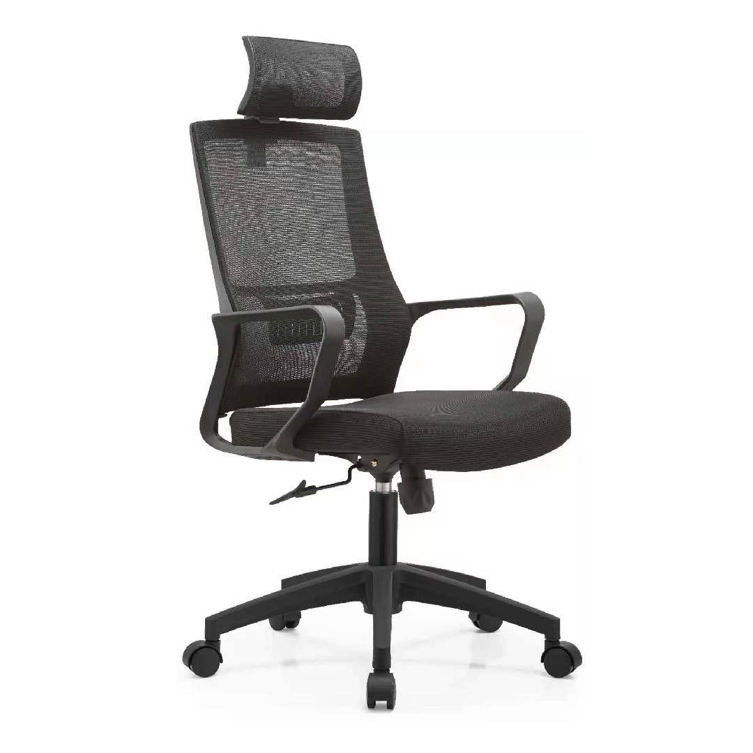 SILLA DE ESCRITORIO ERGONÓMICA COLOR NEGRO-1