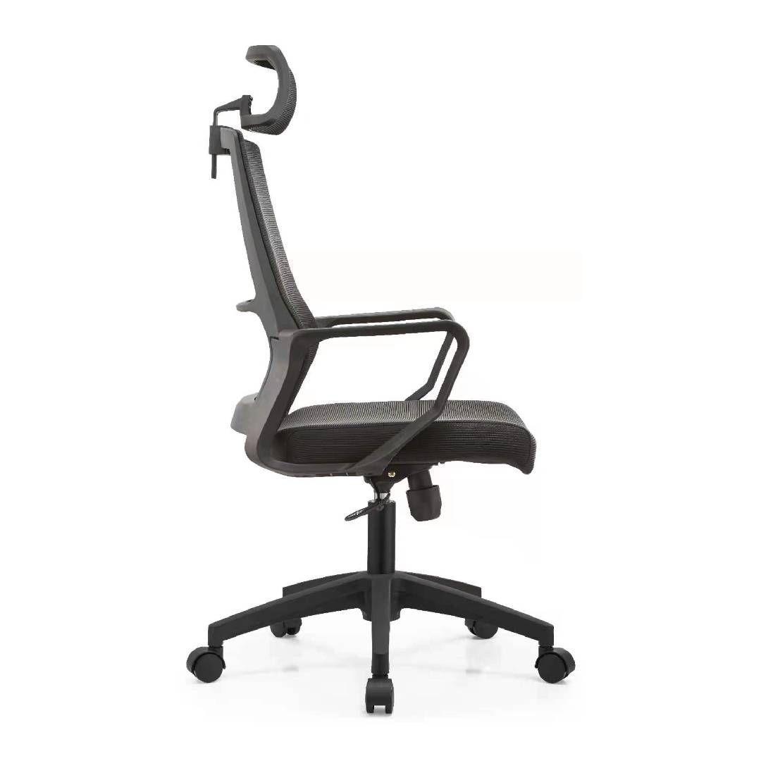 SILLA DE ESCRITORIO ERGONÓMICA COLOR NEGRO-2