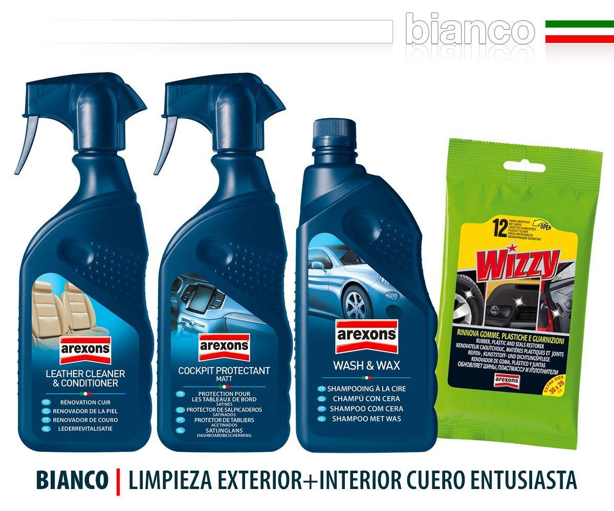 Kit Limpieza Ext+Interior Cuero Entusiasta BIANCO-1