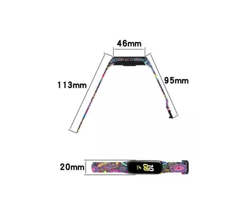 Correa Compatible Samsung Galaxy Fit 2 R220 Con Diseño 20mm Medusa-1