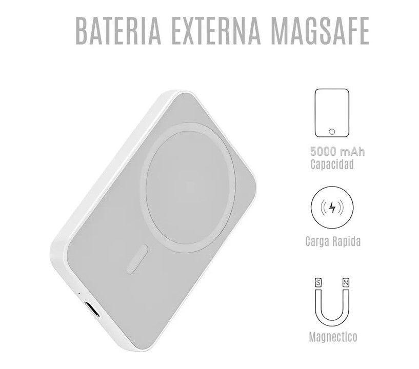 Cargador Inalámbrico Para iPhone Magsafe 5000 Mah Power Bank-1