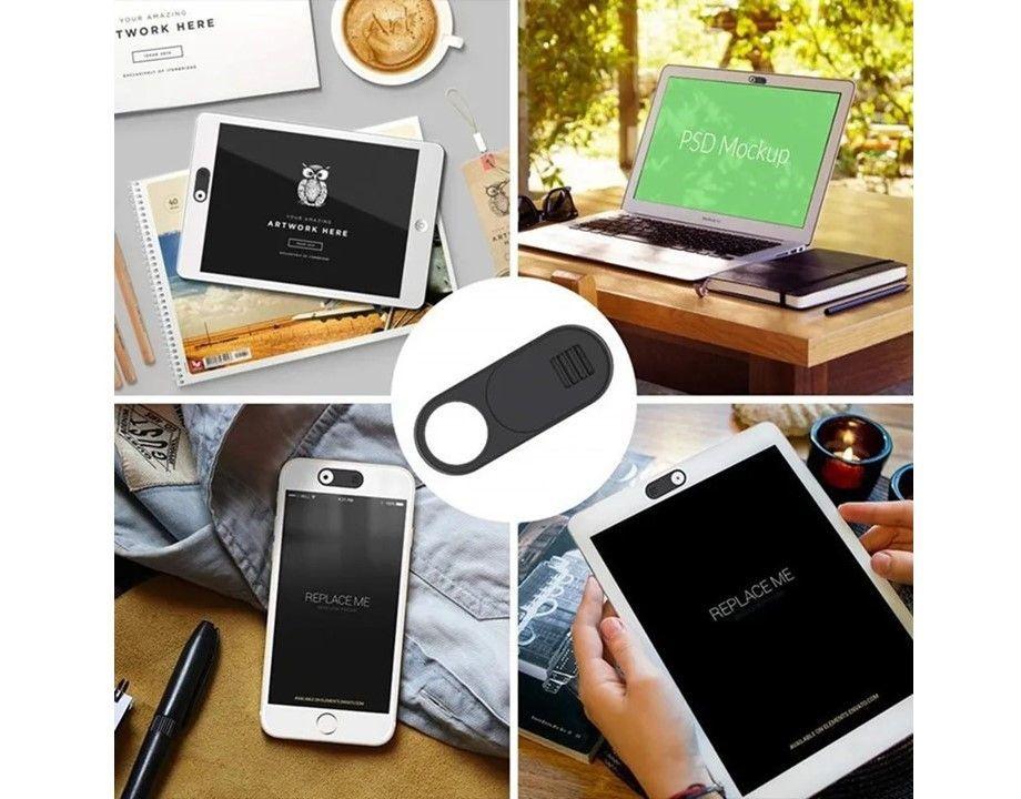 Pack 3 Tapas Webcam Cover Antiespia Camara Tablet Notebook-4