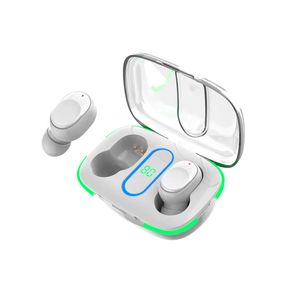 Audífonos In-ear Inalámbricos Y90 Buds Gamer Bt5.3 Blanco-0