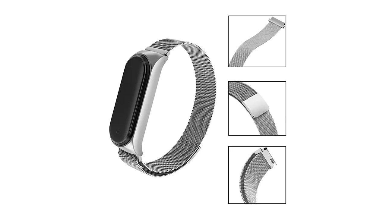 Correa Compatible Con Xiaomi Mi Band 6 / 5 / 4 / 3 / 15,5mm Negra-2