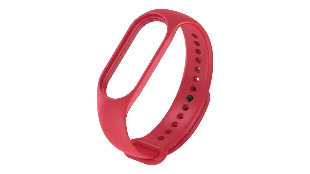 Correa Compatible Con Xiaomi Mi Band 6 / 5 / 4 / 3 / 15,5mm Rojo-0